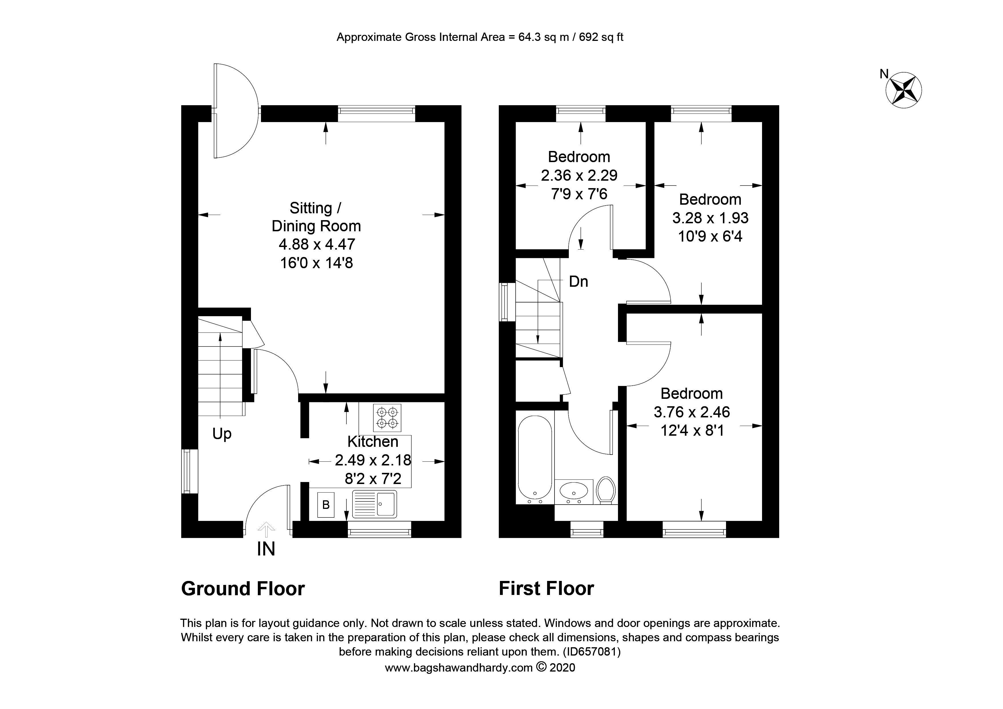 3 bed end terrace house for sale in Barnfield Way, Hurst Green, Oxted RH8 Zoopla