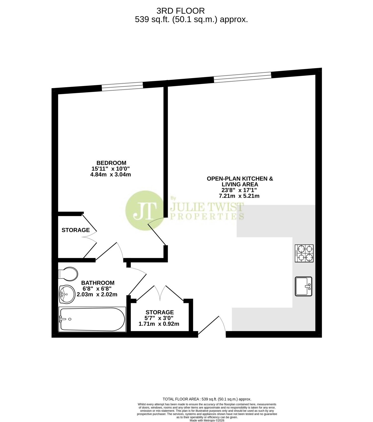 Apartment 324, Block C, 14 Hulme Street, Salford floorplan