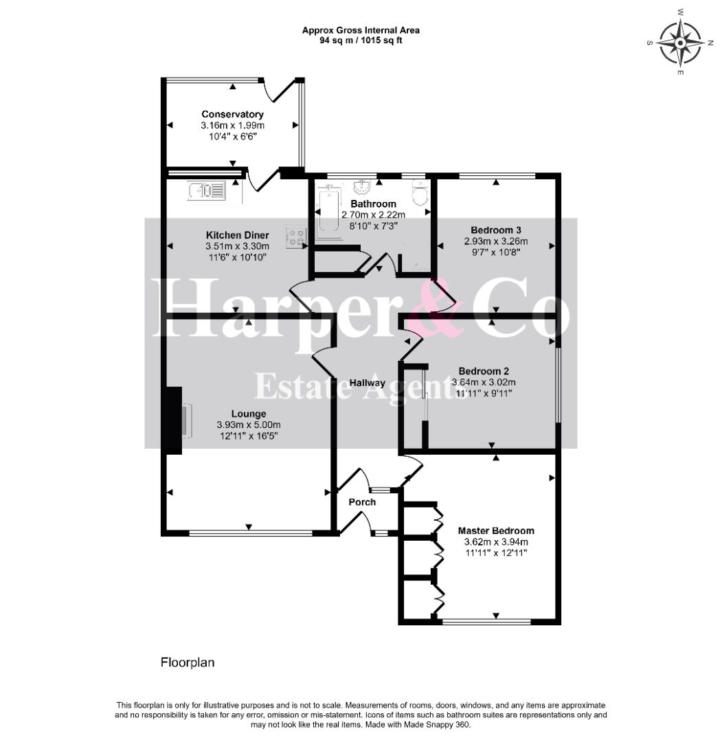 3, Almond Grove, Stockton-On-Tees floorplan