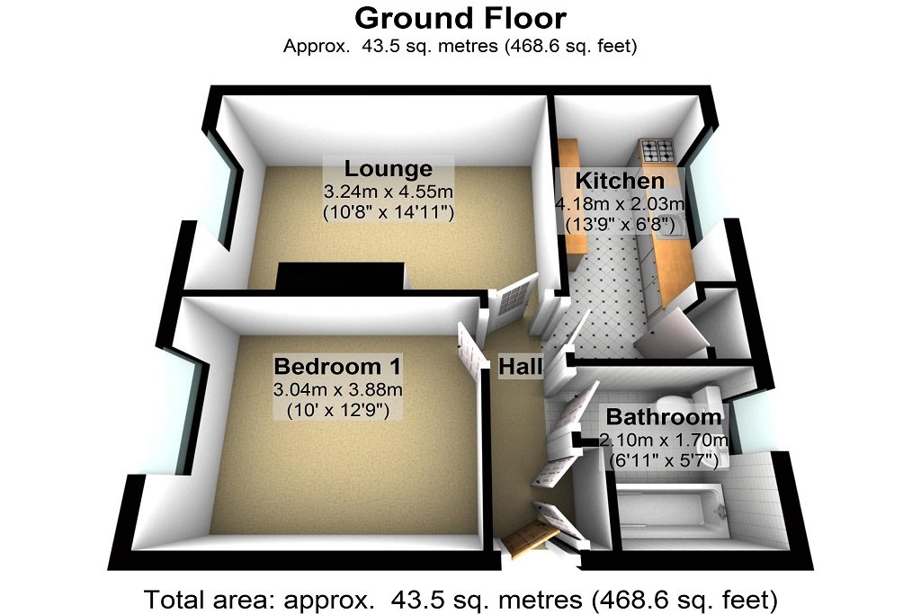 Mendip Grove, Peterborough floorplan