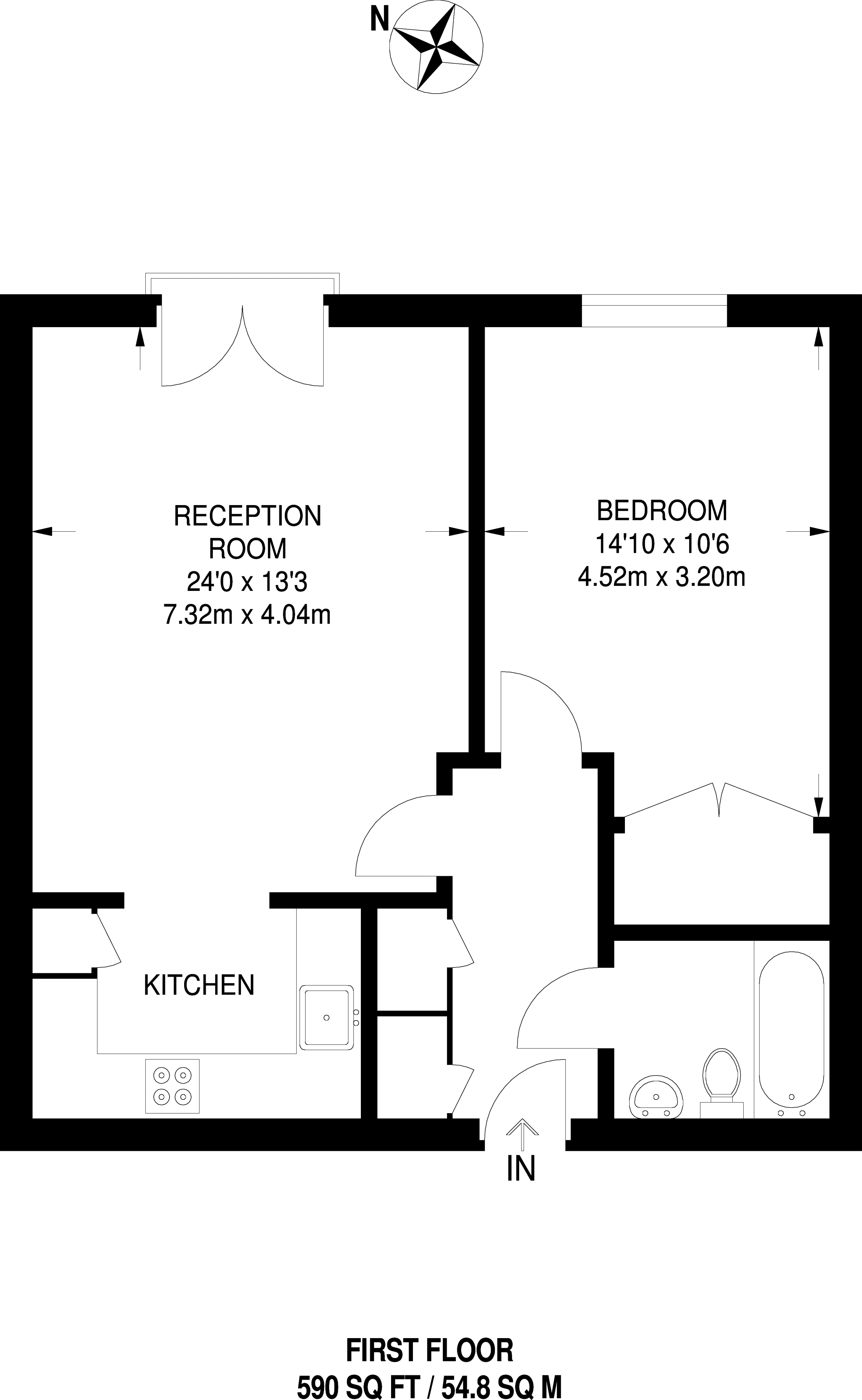 1 Bedrooms Flat to rent in Great Dover, Borough SE1