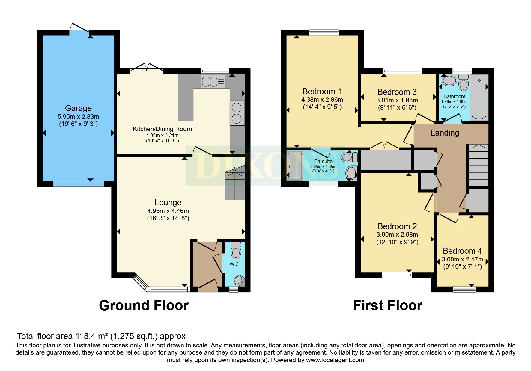 47, Ray Mercer Way, Worcestershire floorplan