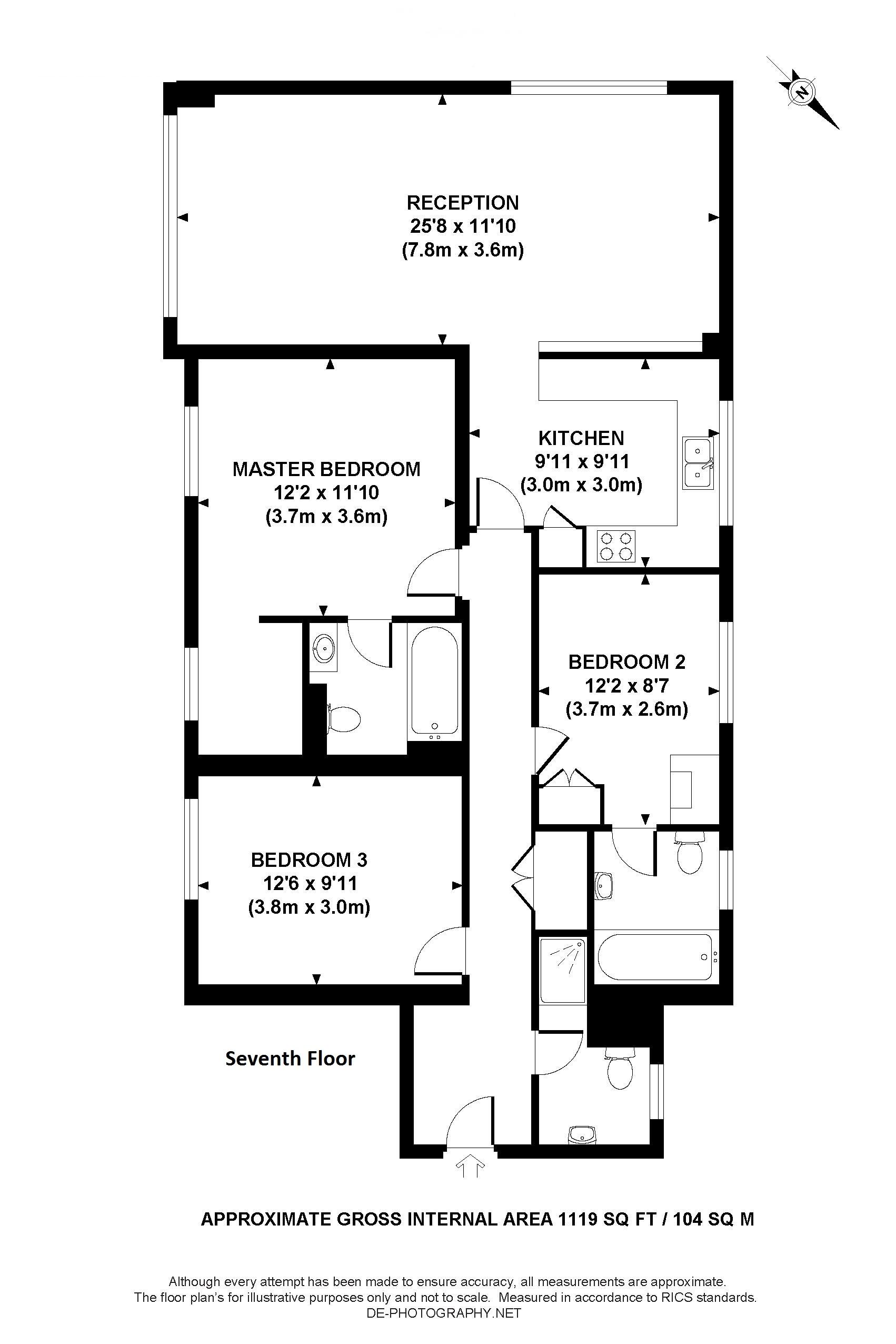 3 Bedrooms Flat to rent in Boydell Court, St Johns Wood Park, London NW8