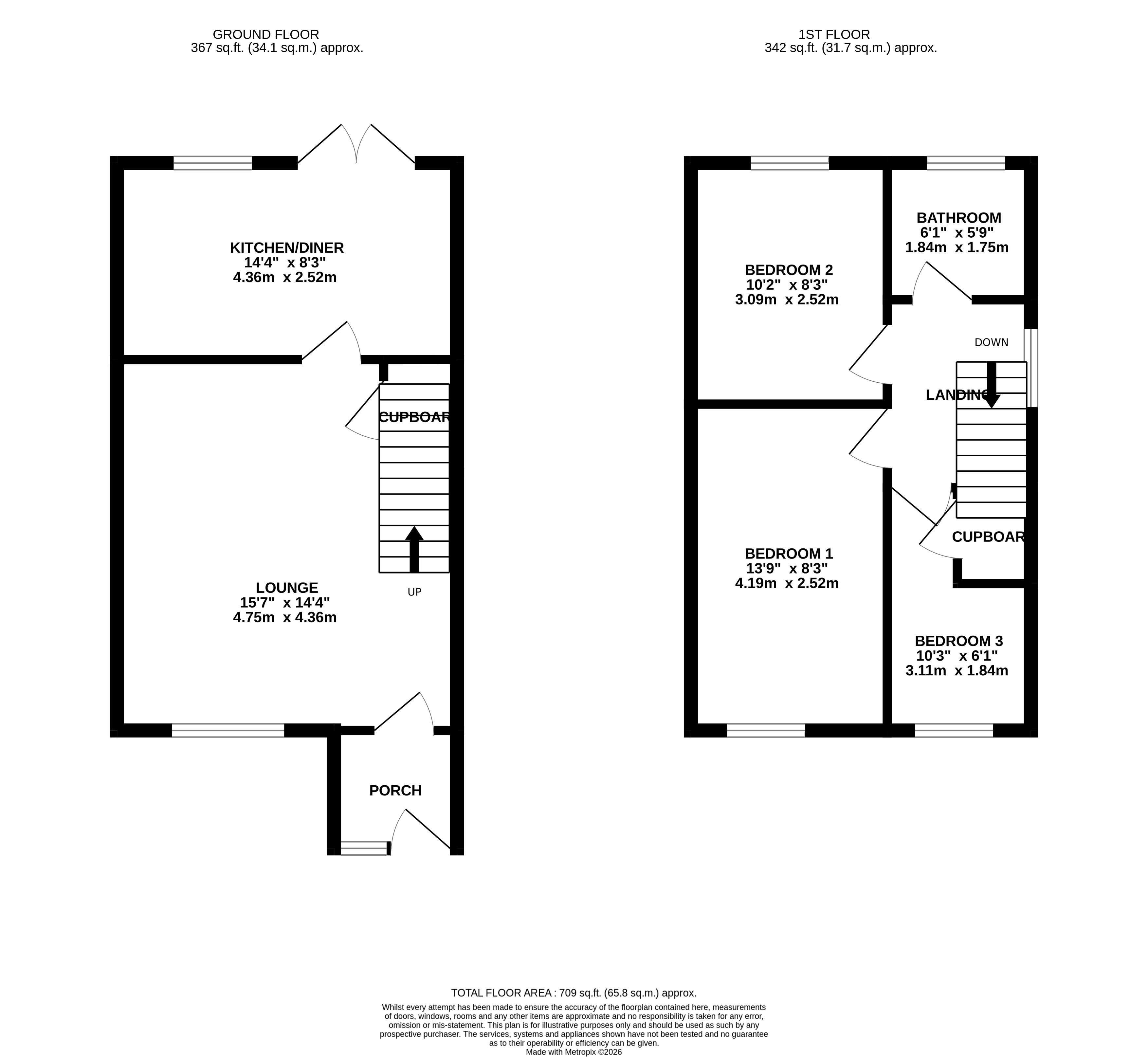 6, Dove Close, Warrington floorplan