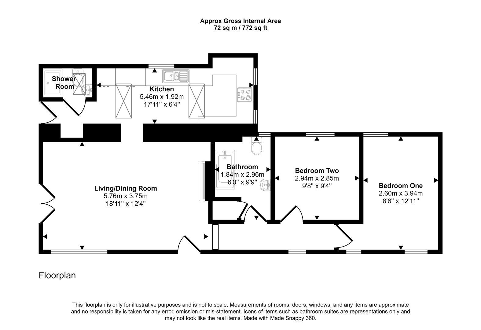 East Street, Newport floorplan