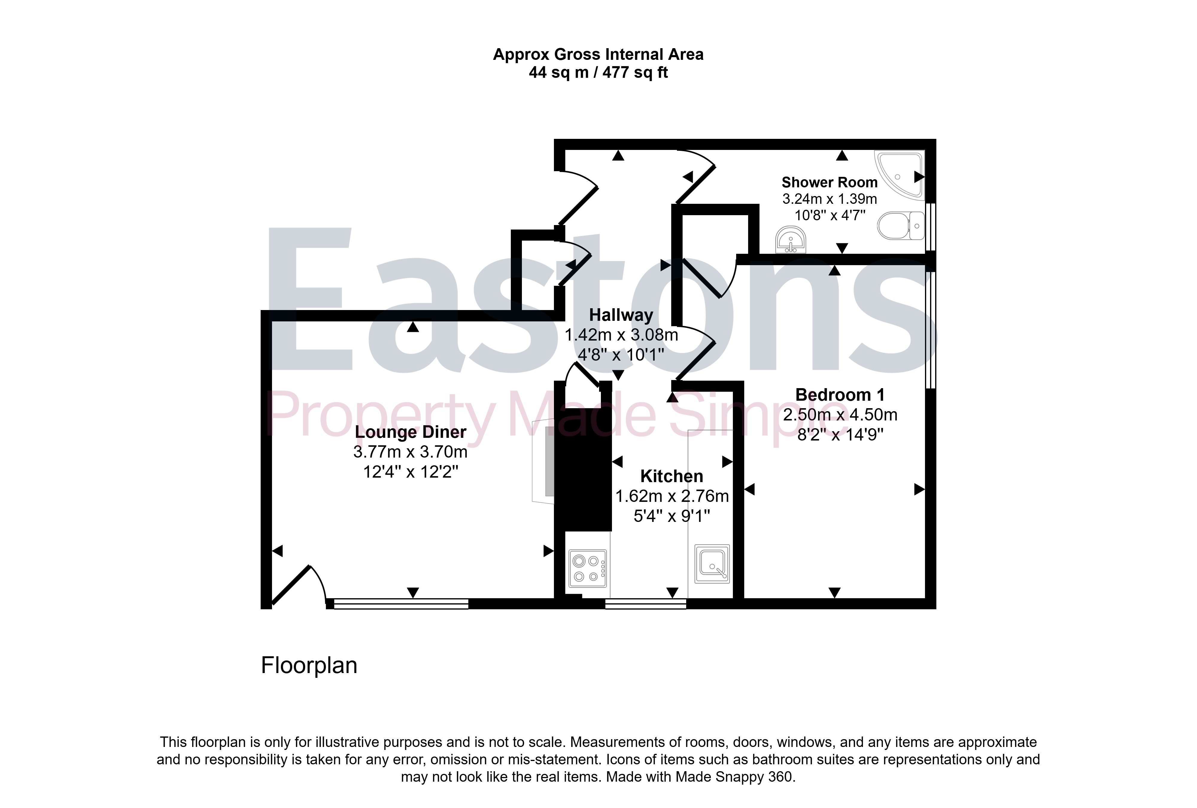 37, St.  Leonards Road, Surrey floorplan