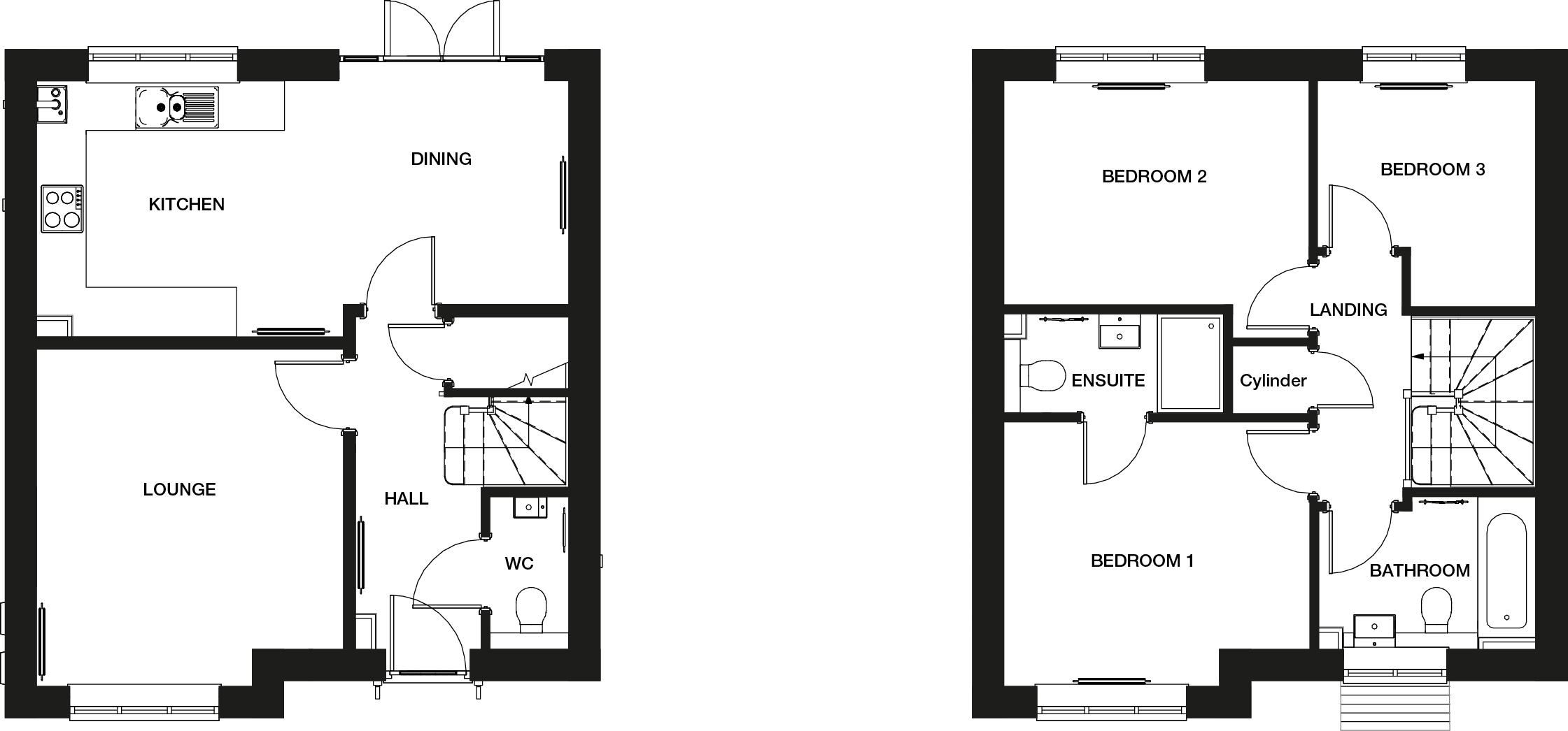 Plot 181 Buckton Fields, 5, Jacquest Road, Northampton floorplan
