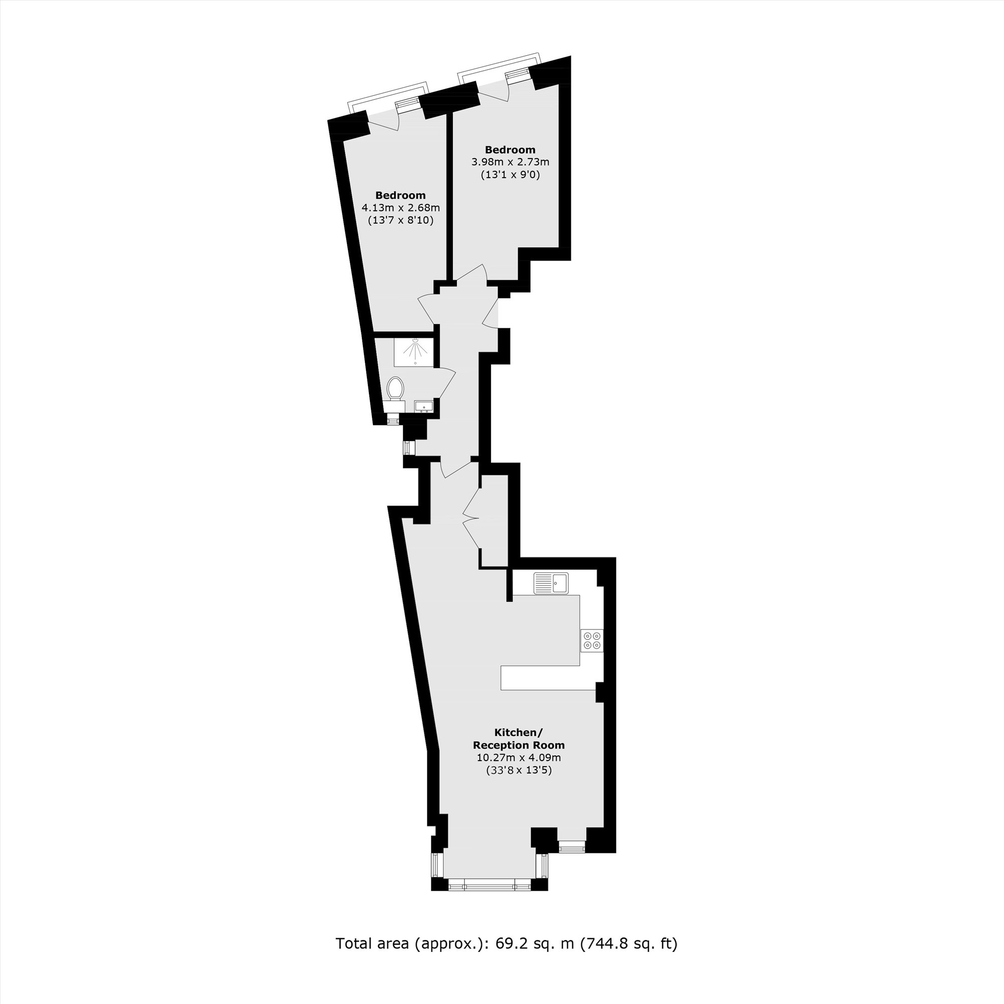 Flat 5, 22, Three Pigeons House, High Street, London floorplan