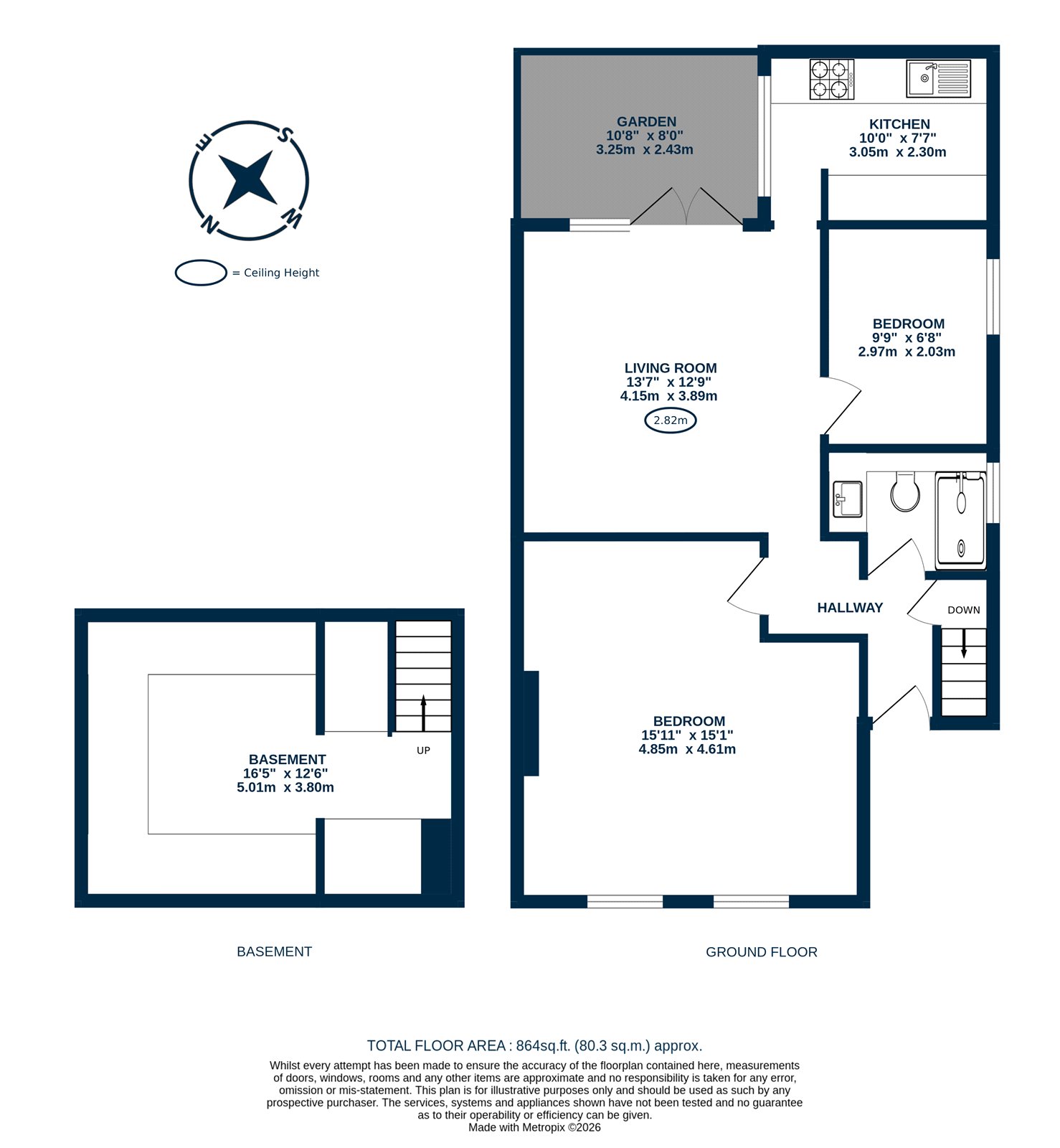 1, 1, Furlong Road, London floorplan