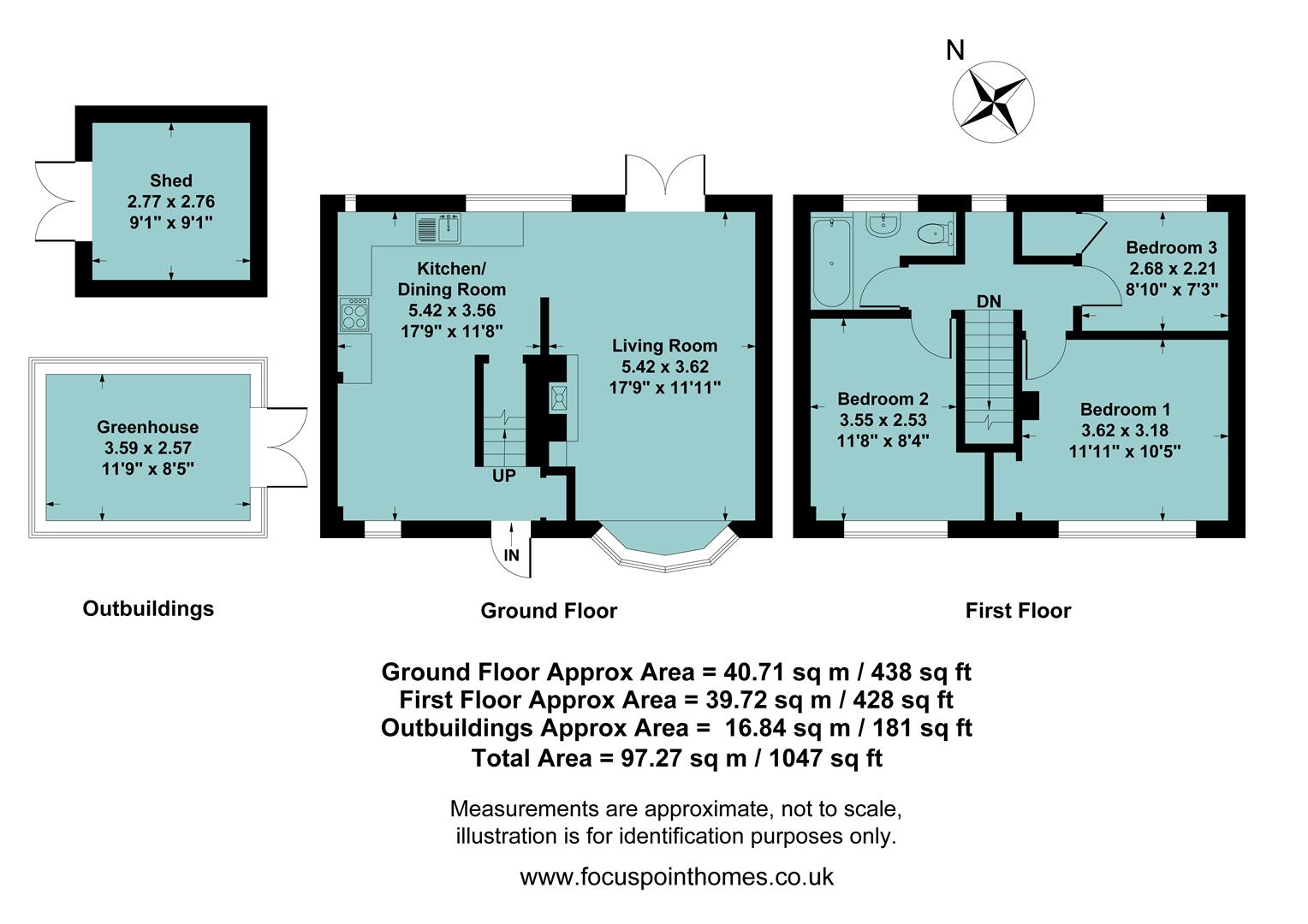 1, Bell Street, Hornton floorplan
