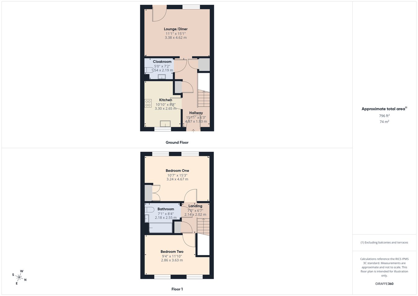 14, Cleverley Rise, Southampton floorplan