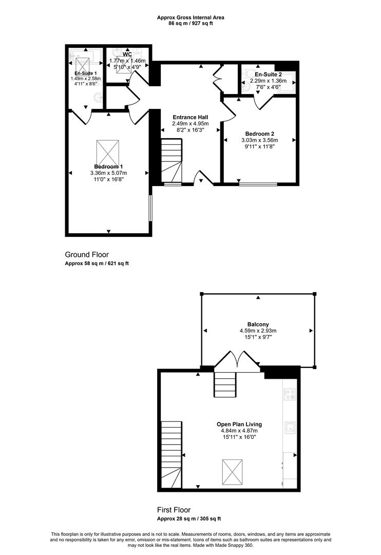 1, St Mary's Barns, Church Hill, Stalbridge floorplan