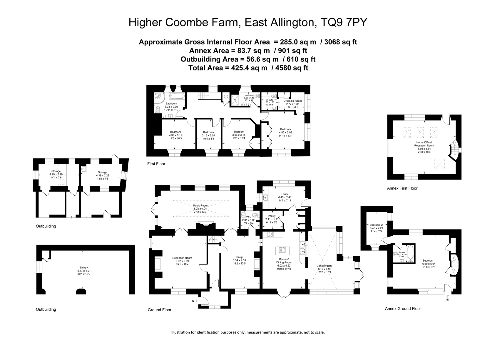 East Allington, Totnes TQ9, 6 bedroom farmhouse for sale 63036428