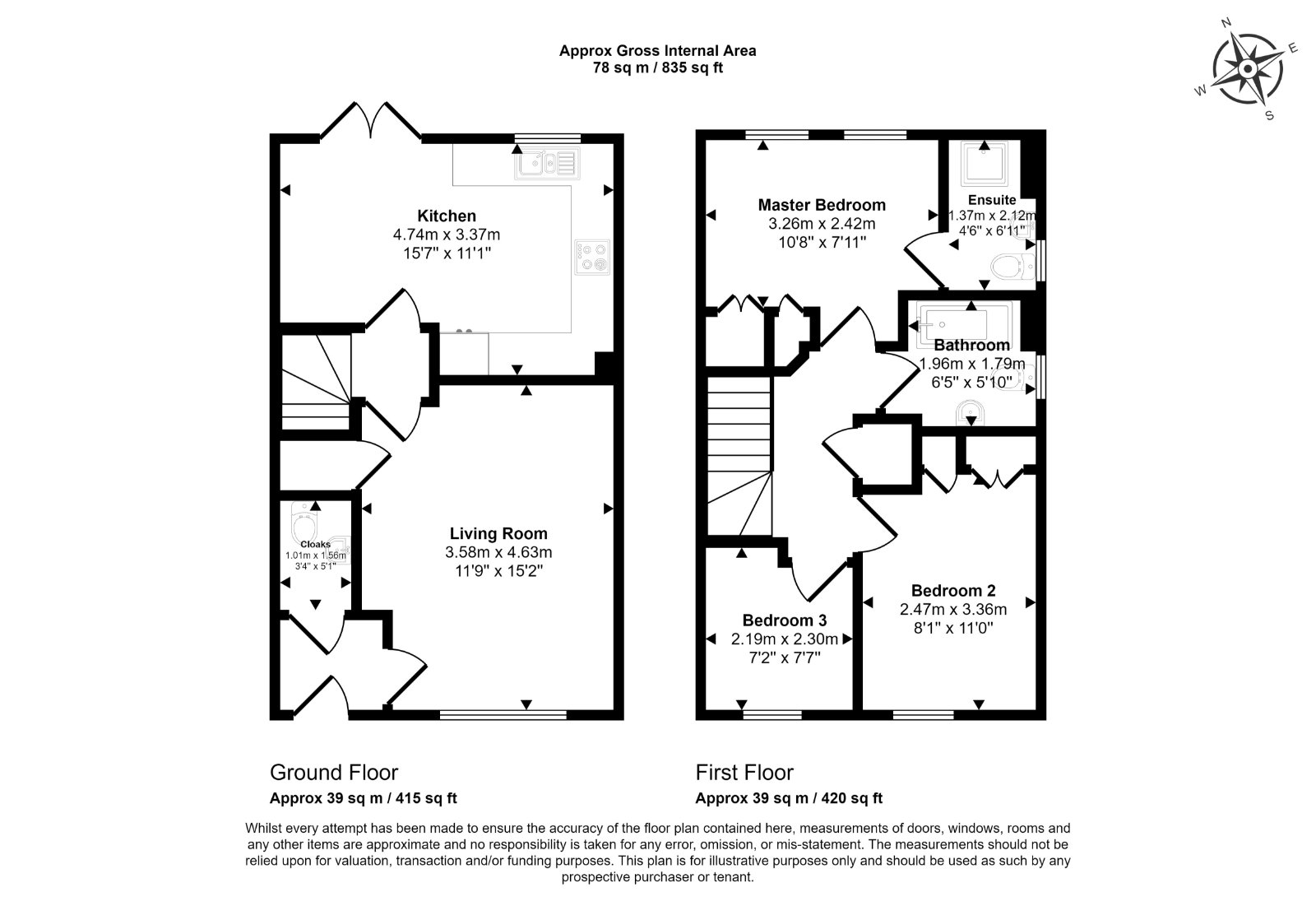9, Douglas Road, Cannock floorplan