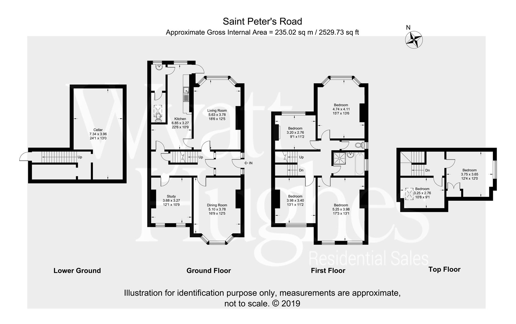 6 Bedrooms Semi-detached house for sale in St. Peters Road, St. Leonards-On-Sea TN37