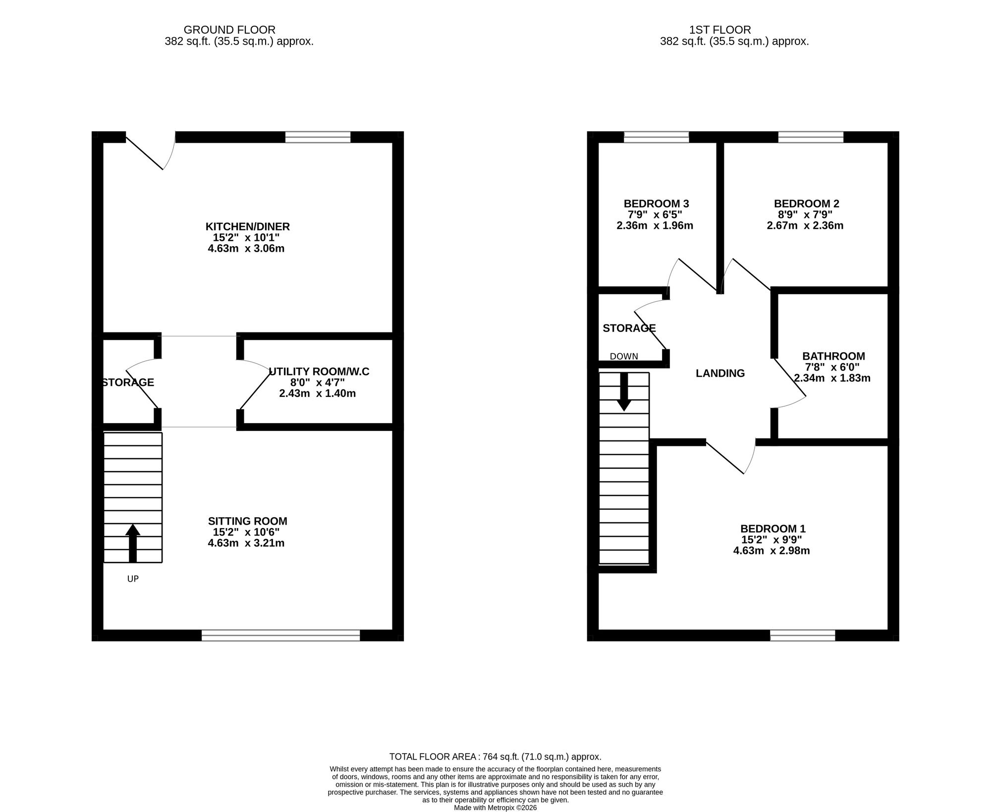 6 Fenton Way, Bolton floorplan