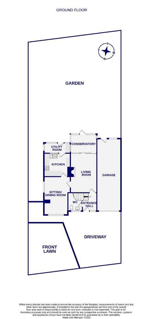 19, Ryecroft Avenue, York floorplan