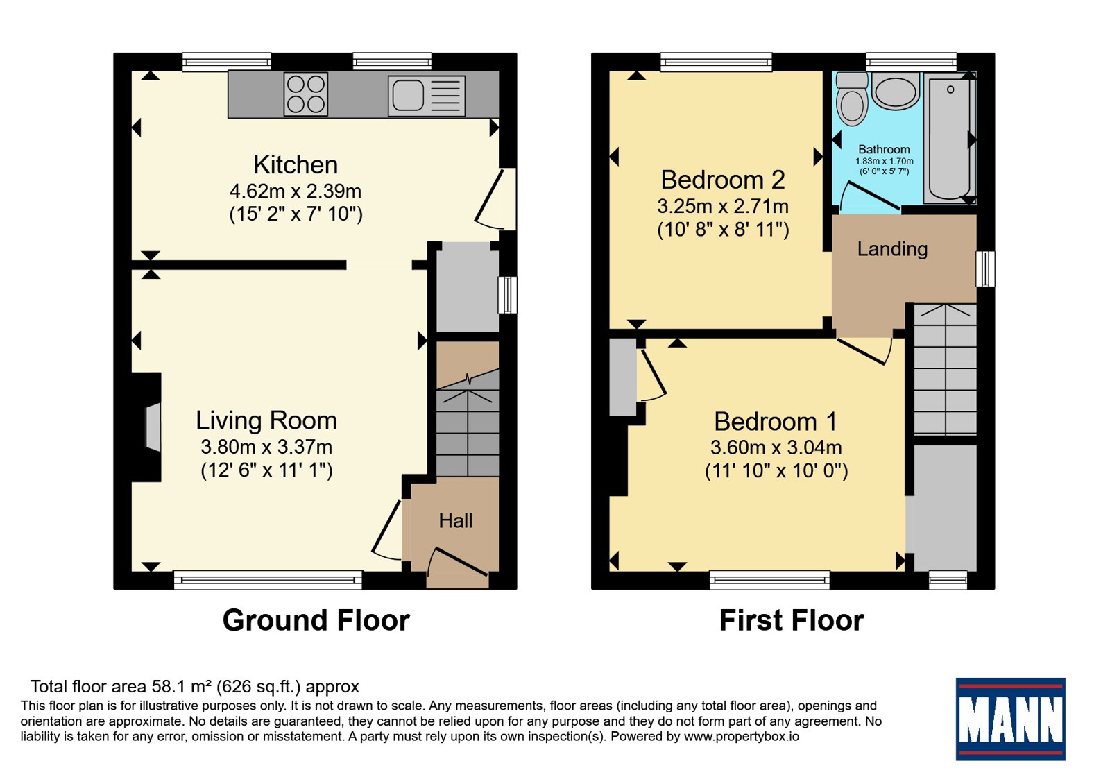 3, Rowan Crescent, Kent floorplan