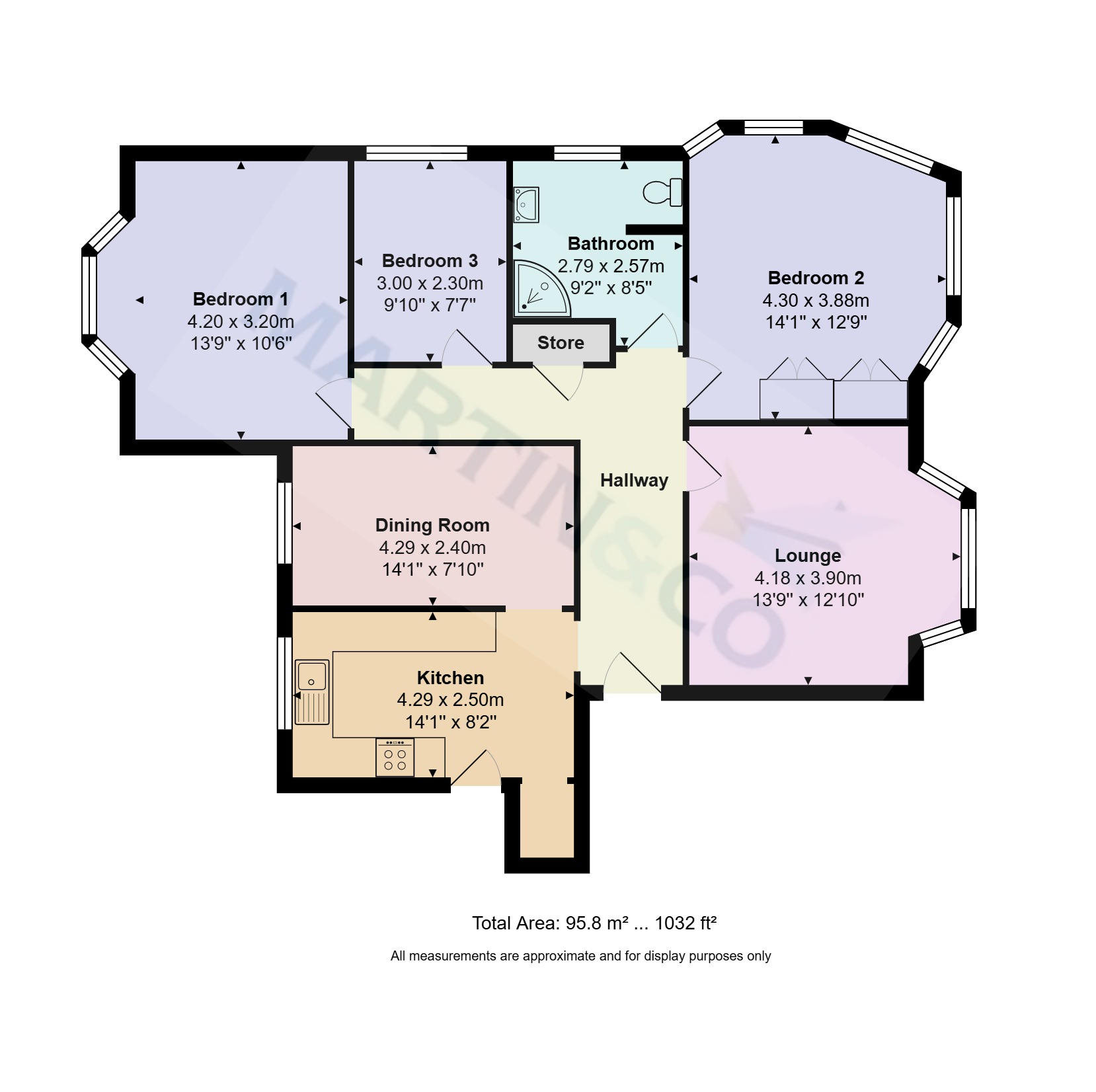 5 Vale Mansions, Vale Road, Bournemouth floorplan