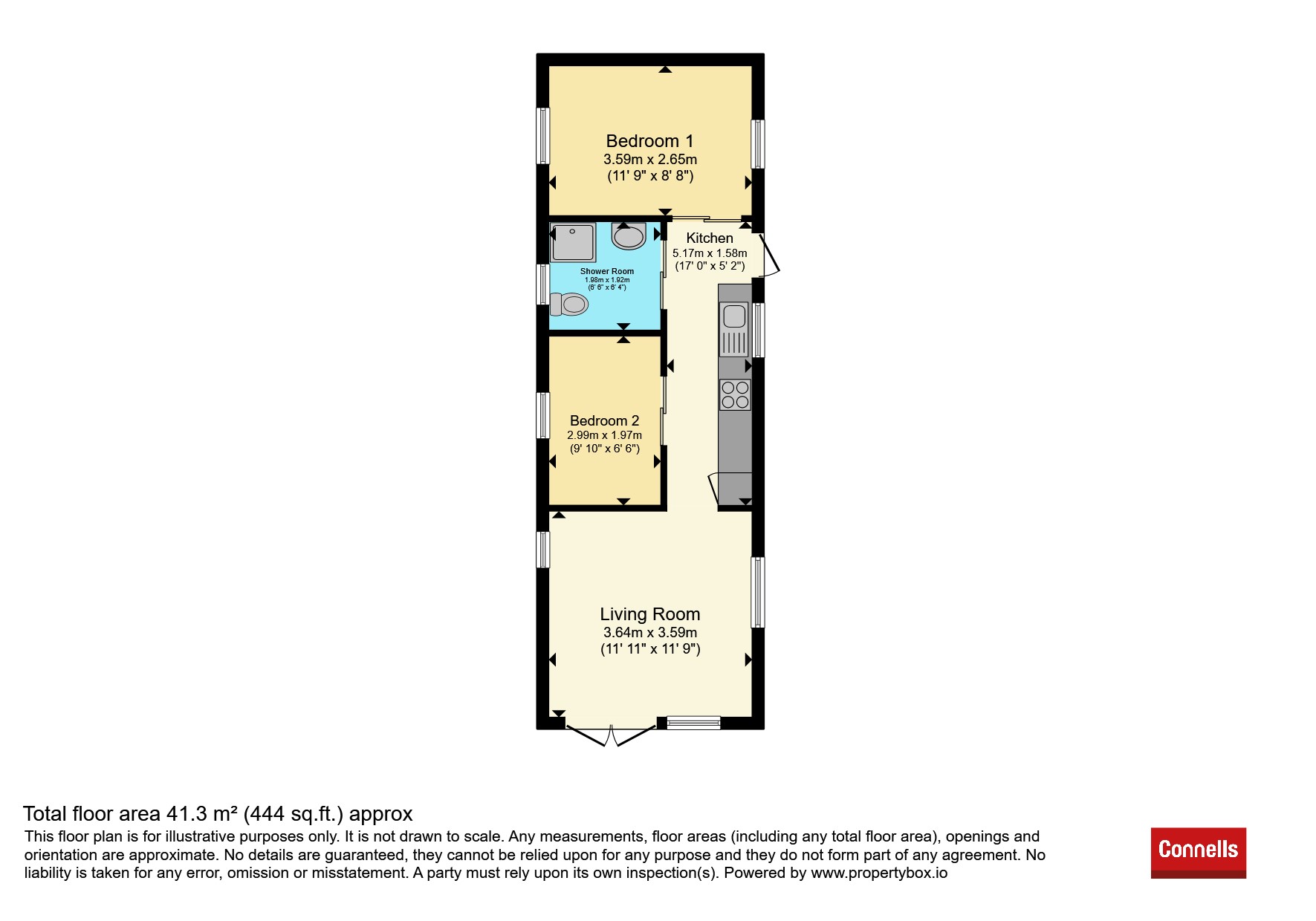 46 Greenhill, Waterside Holiday Park & Spa,, Bowleaze Coveway, Weymouth floorplan