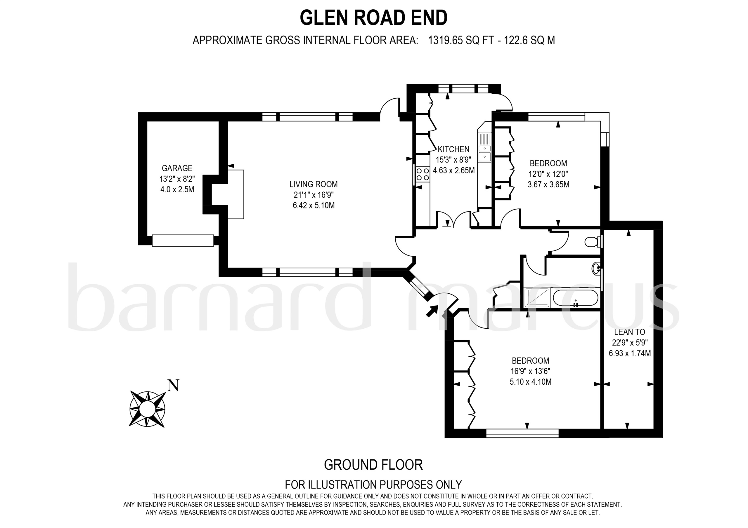 2 Bedrooms Detached bungalow for sale in Glen Road End, Wallington SM6