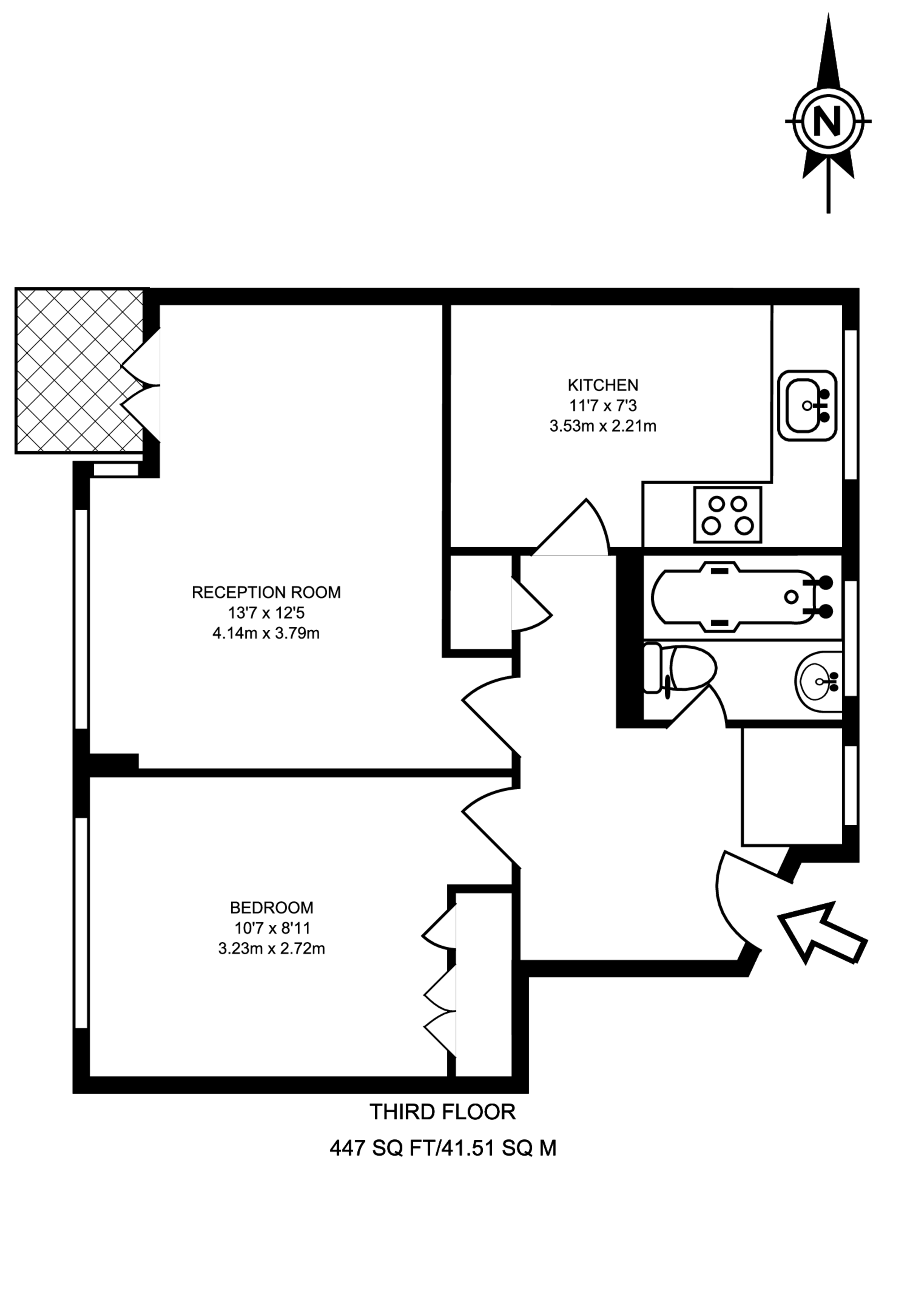 Tildesley Road, Putney Heath floorplan