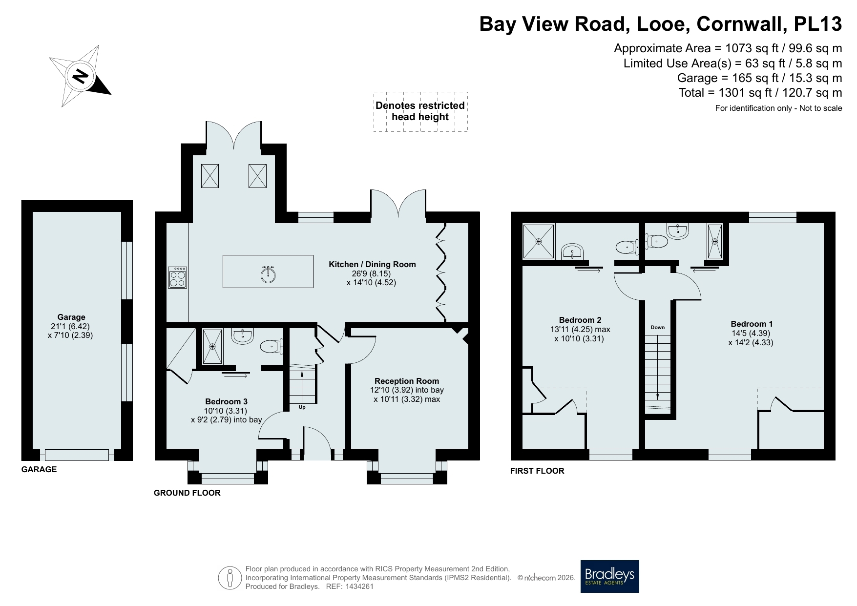 Dawn View,, Bay View Road, Cornwall floorplan