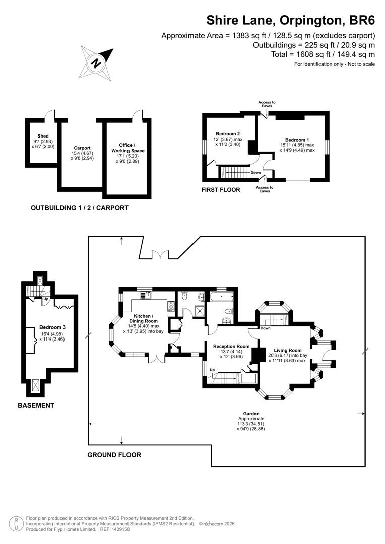The Old Lodge, Shire Lane, Orpington floorplan