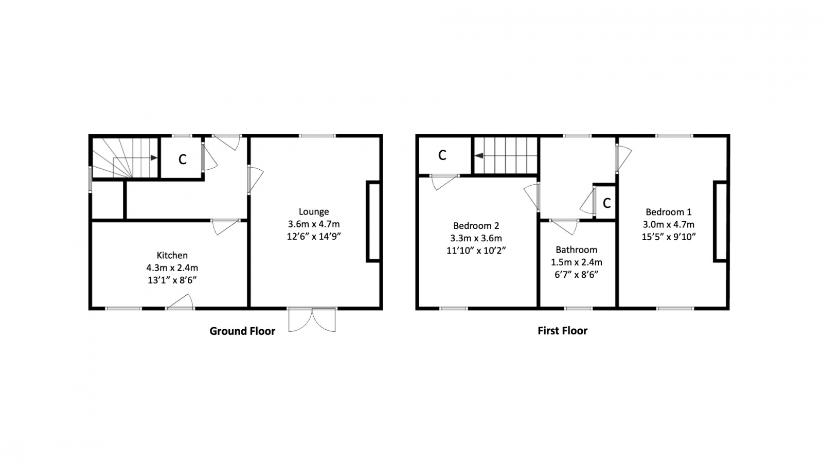 46 Swinton Crescent, Baillieston, Glasgow floorplan
