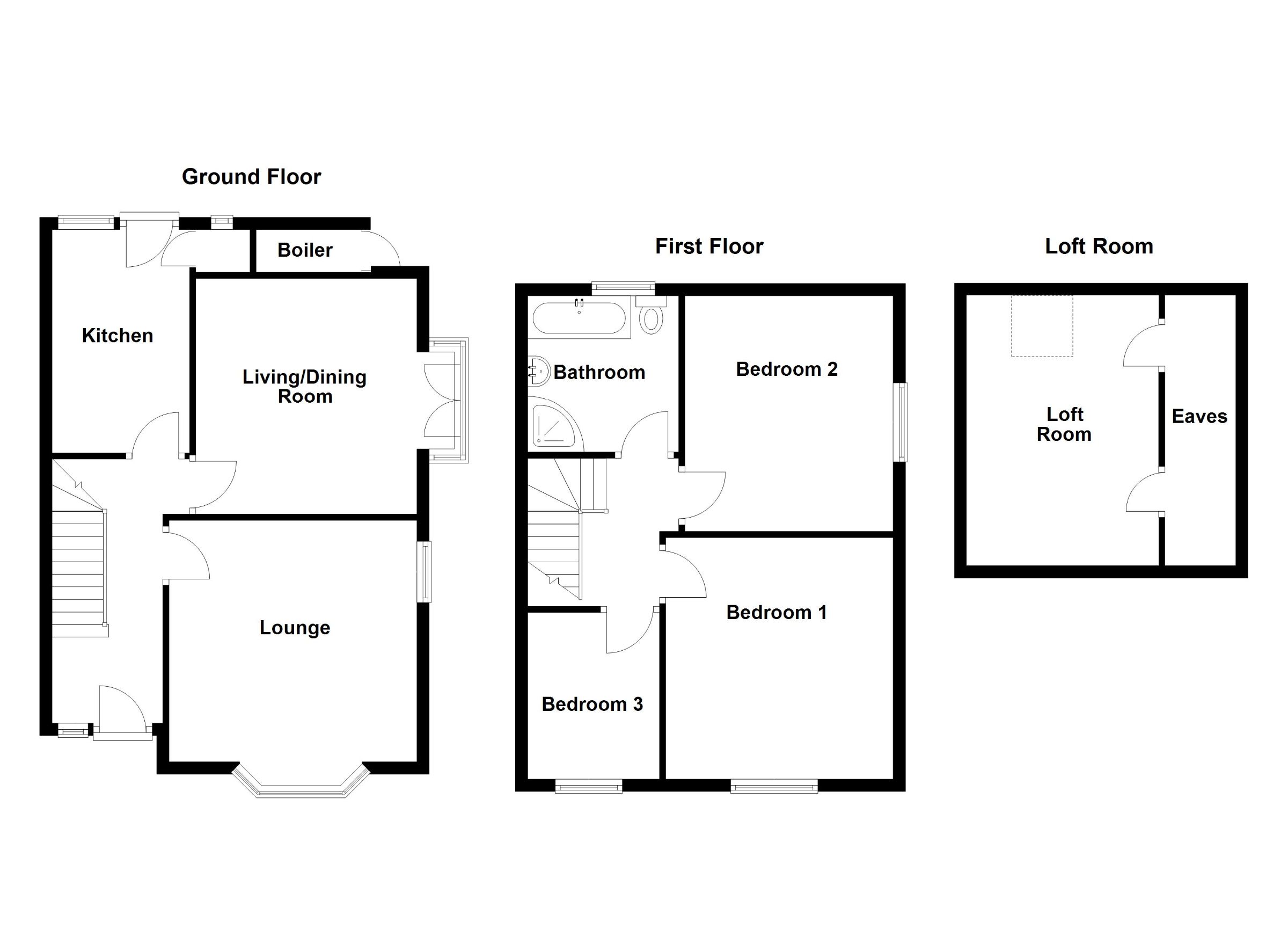 102 Bare Lane, Morecambe floorplan