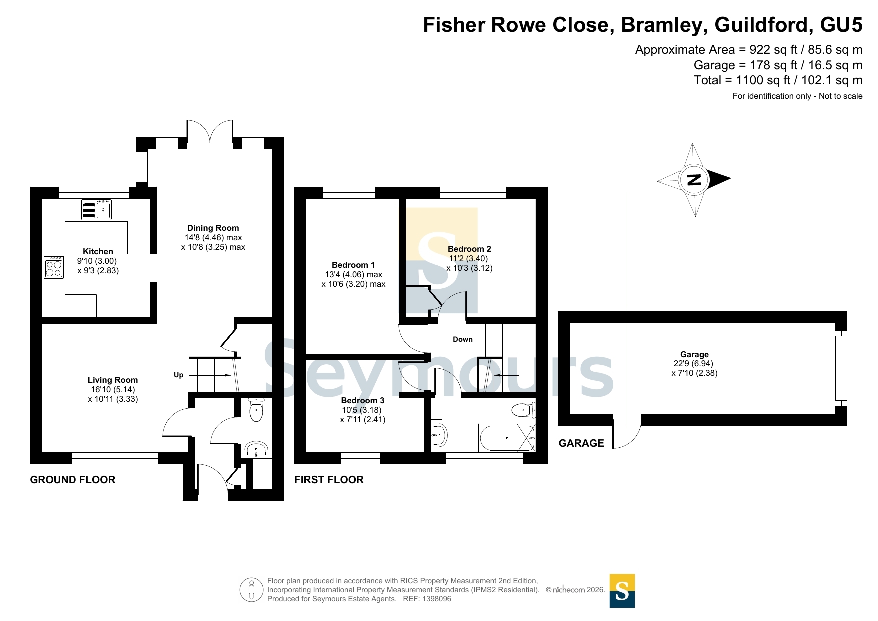 7, Fisher Rowe Close, Guildford floorplan