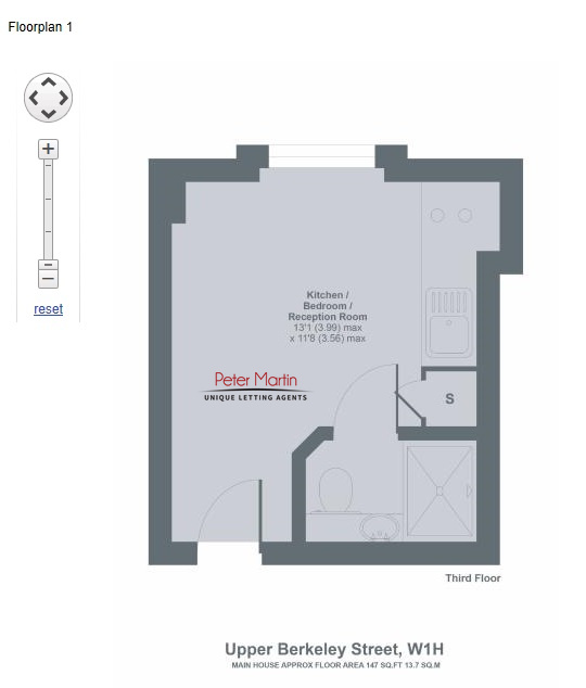 8 57, Upper Berkeley Street, London floorplan