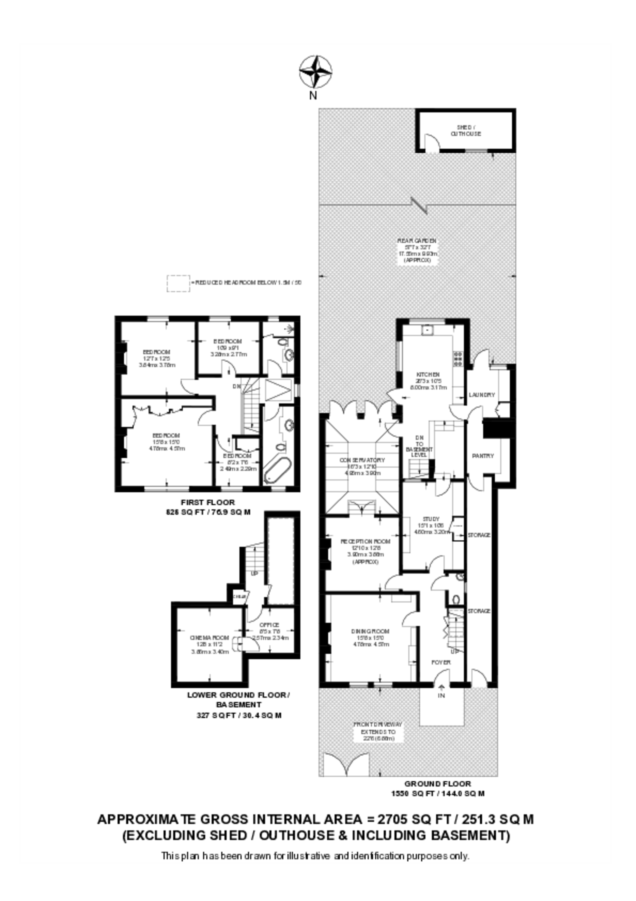 Warwick Road, W5, Ealing floorplan