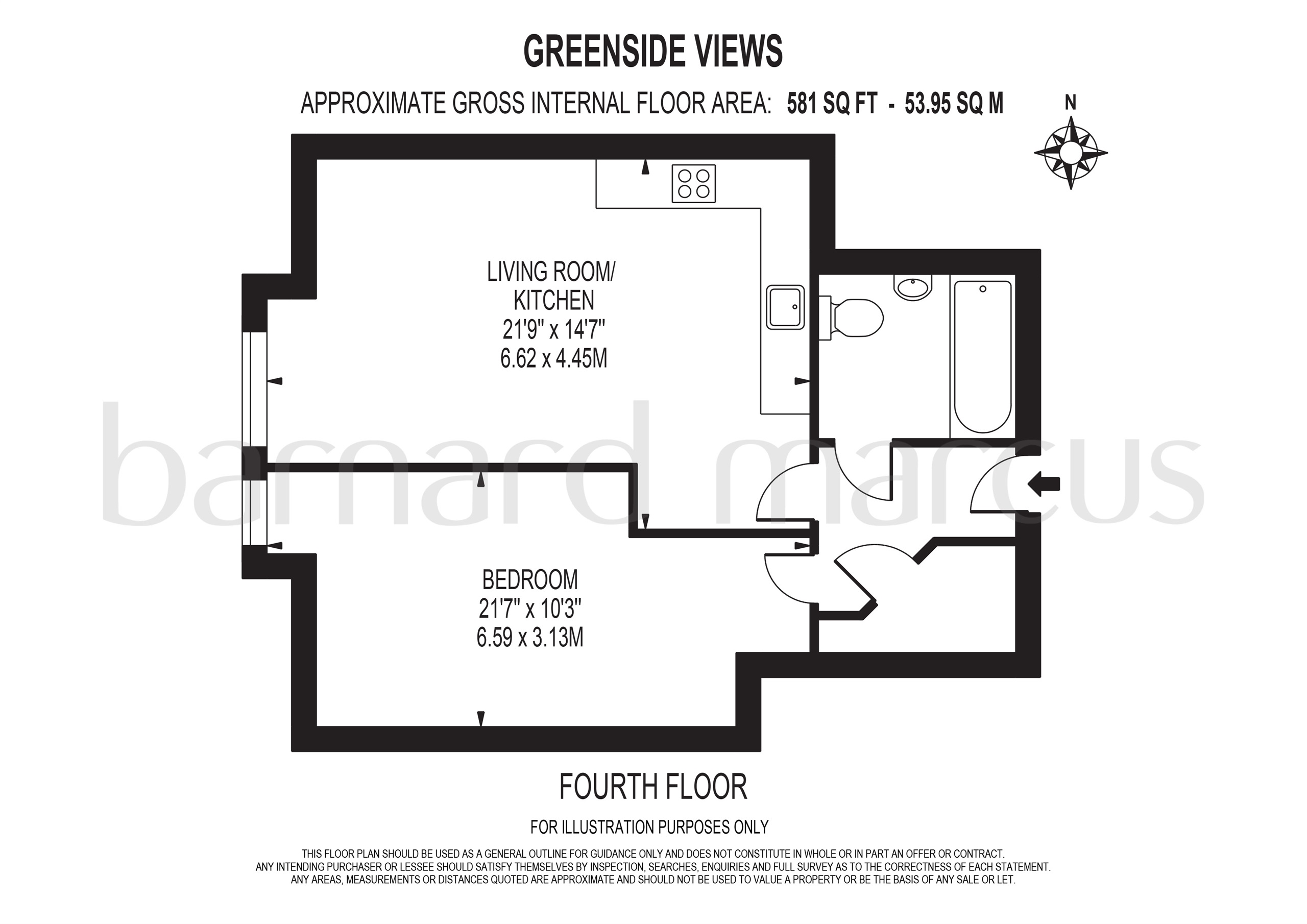 Flat 87, Green Side Views, 38, Mill Green Road, Mitcham floorplan
