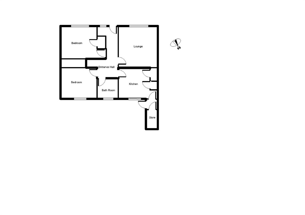 2 Bedrooms Flat to rent in Heol Tegfryn, Pyle, Bridgend CF33