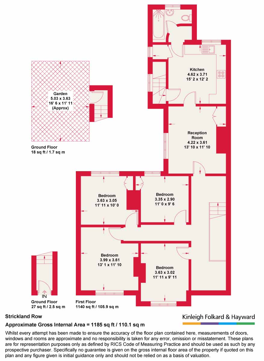 10, Strickland Row, London floorplan