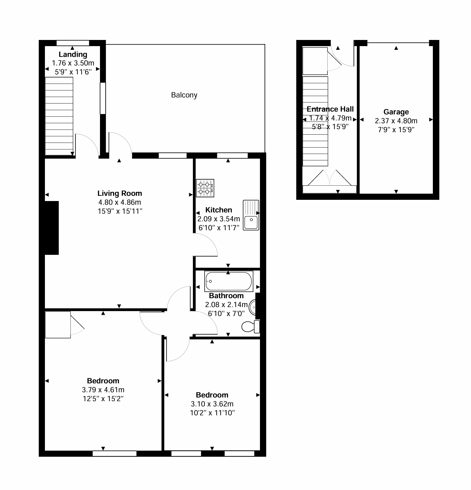 8 St. Michaels Terrace, Lincoln floorplan
