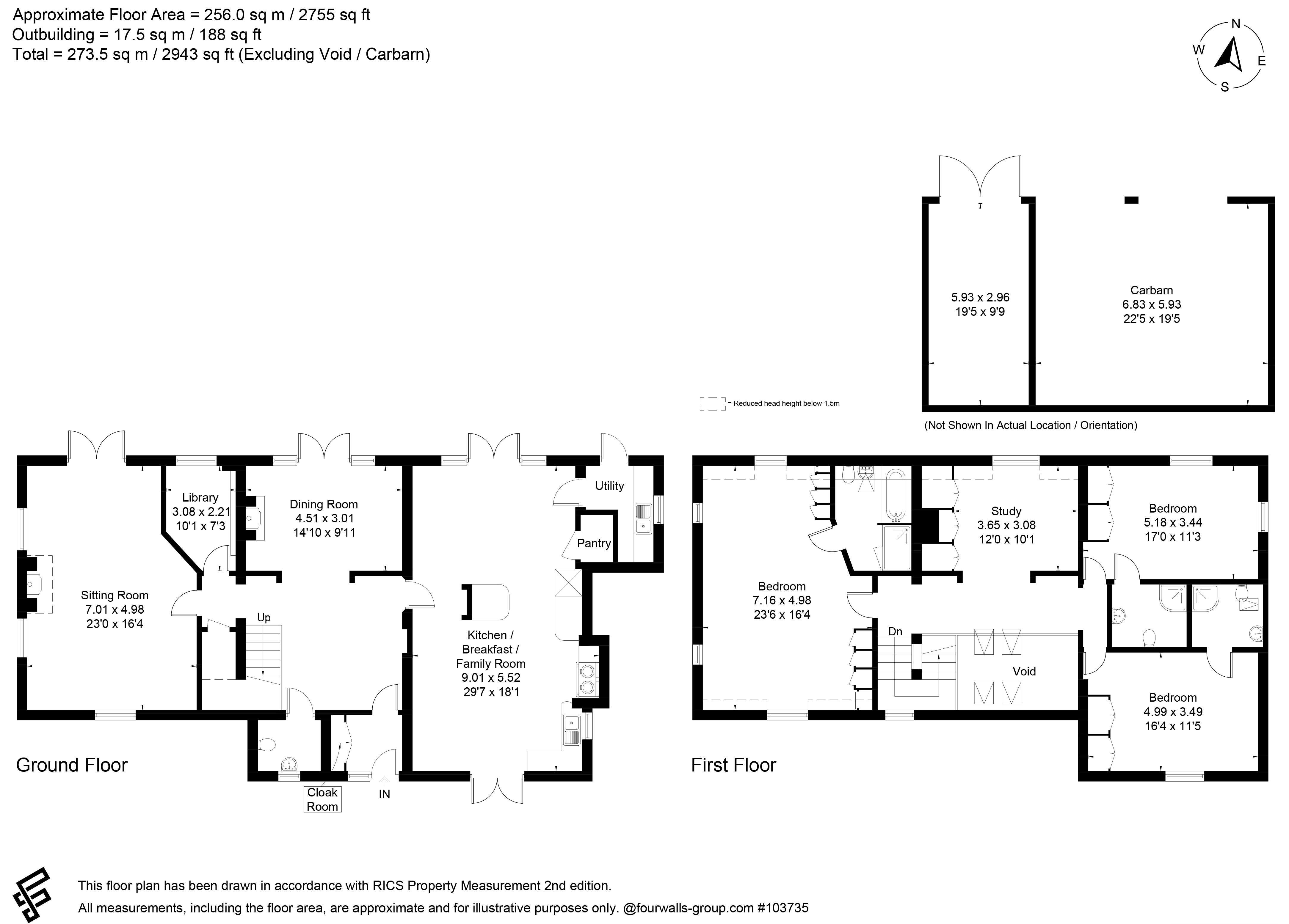 Long Reach,, Wyre Lane, Long Marston floorplan