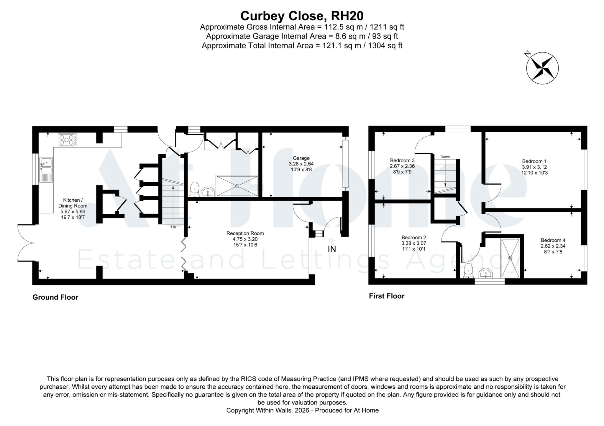 3, Curbey Close, Pulborough floorplan