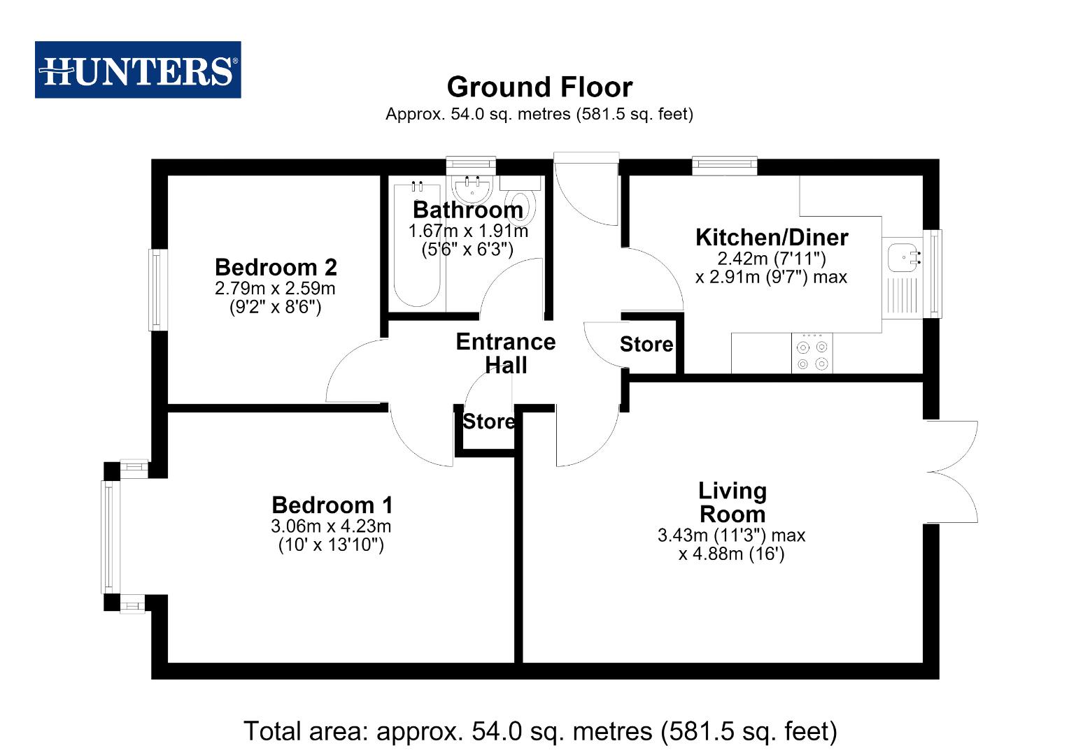 10, Stumpcross Way, Pontefract floorplan