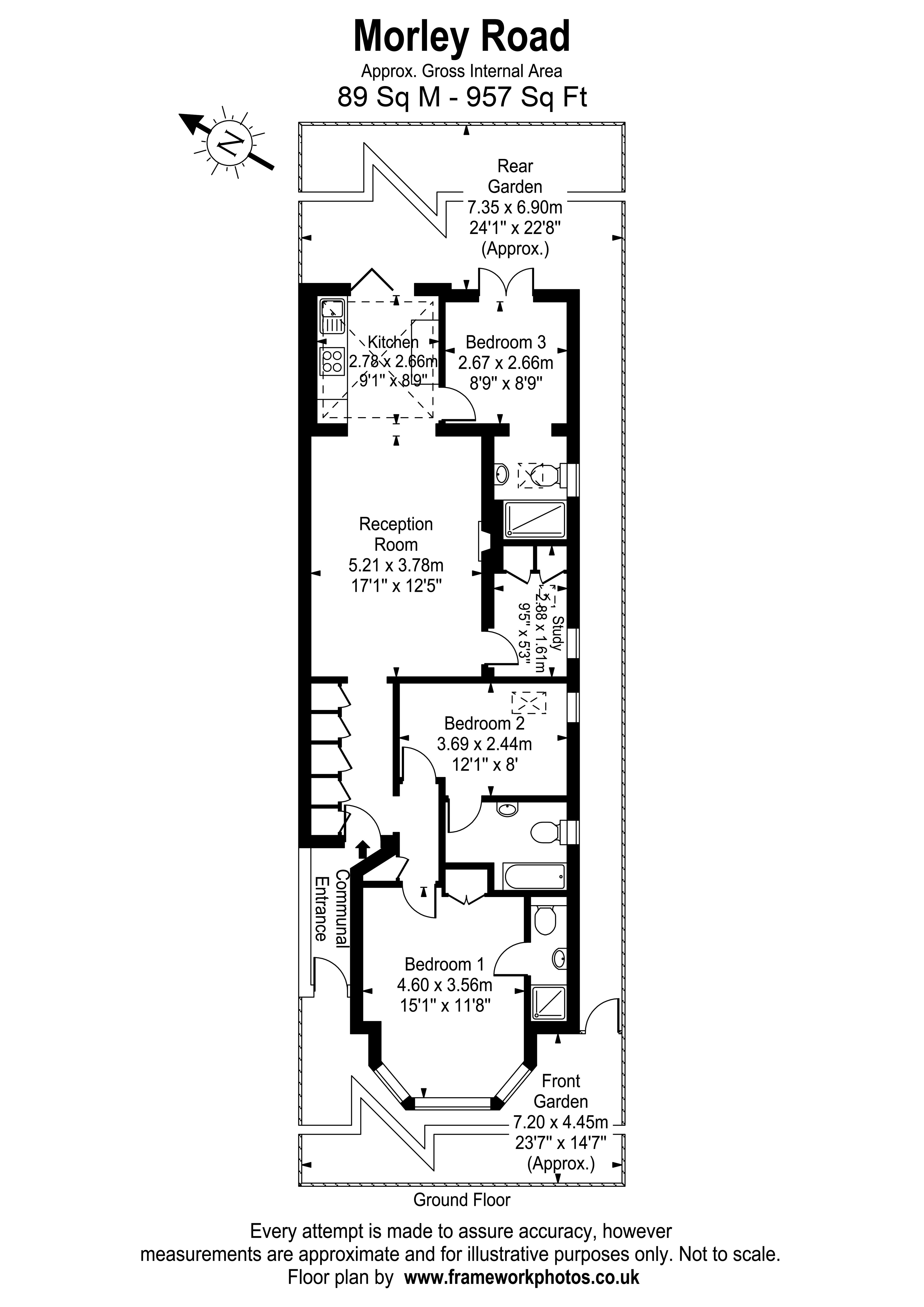 Morley Road, Twickenham floorplan