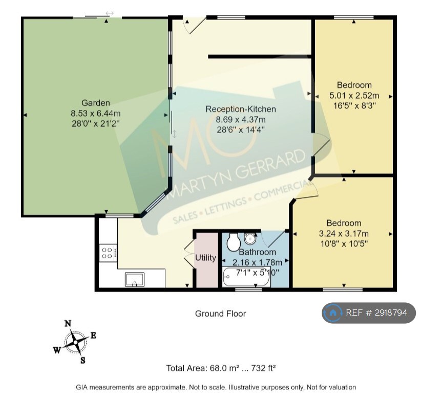 The Lodge, Elscot House Arcadia Avenue, London floorplan