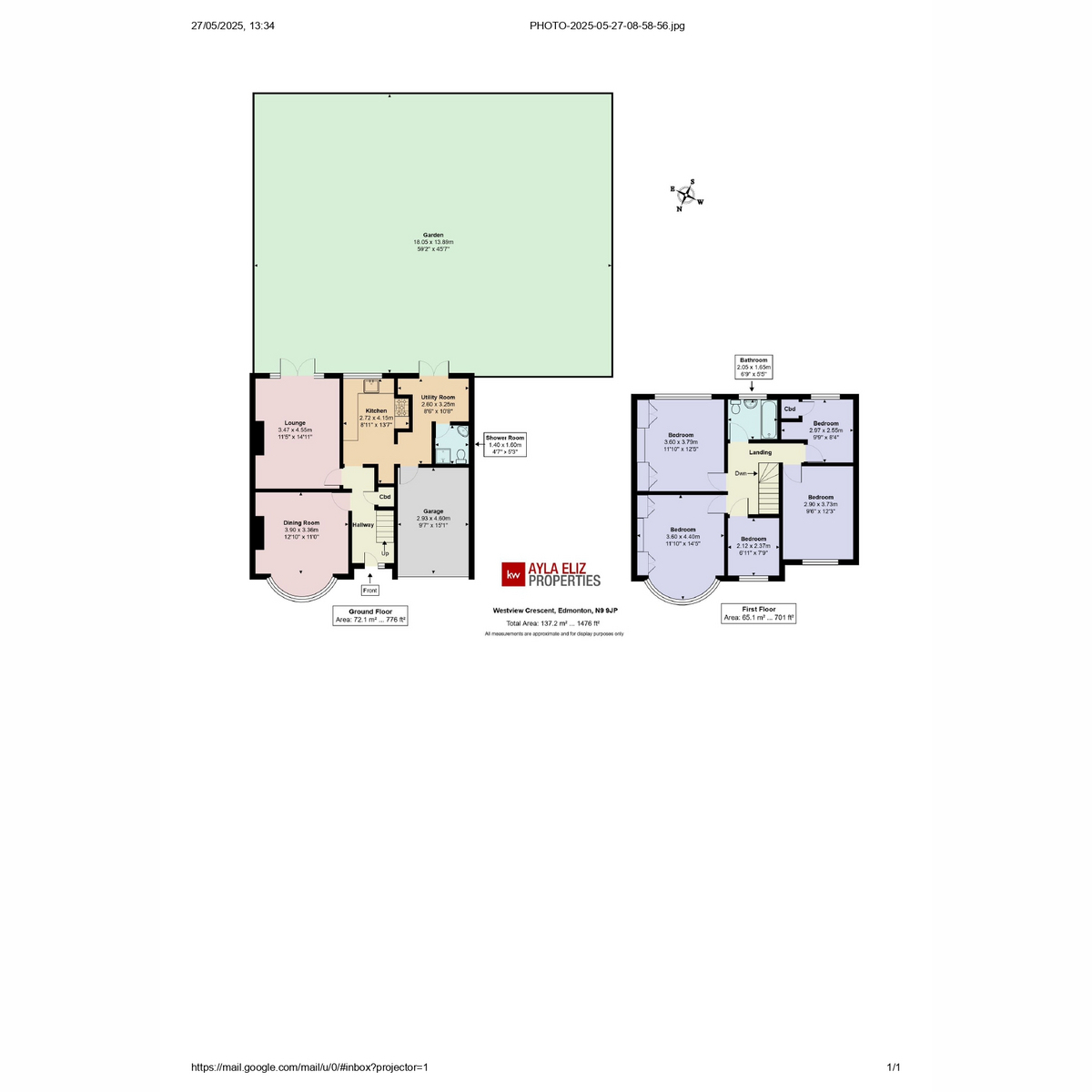 14, Westview Crescent, London floorplan