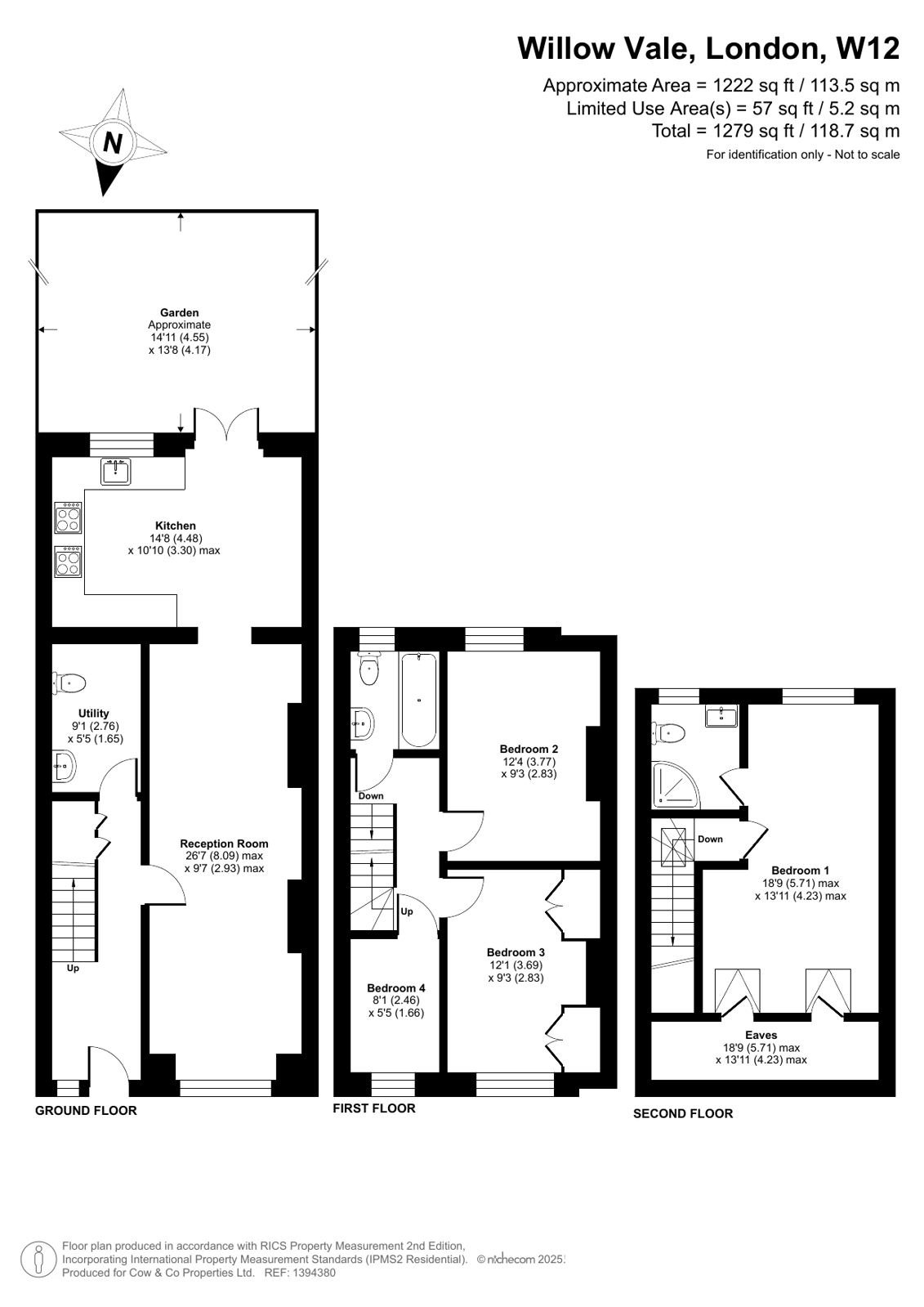 Willow Vale, London, W12 floorplan