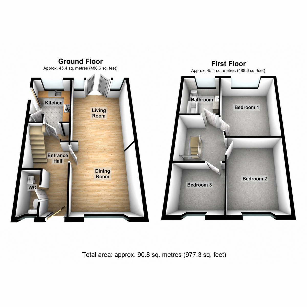 70, Washington Road, Essex floorplan