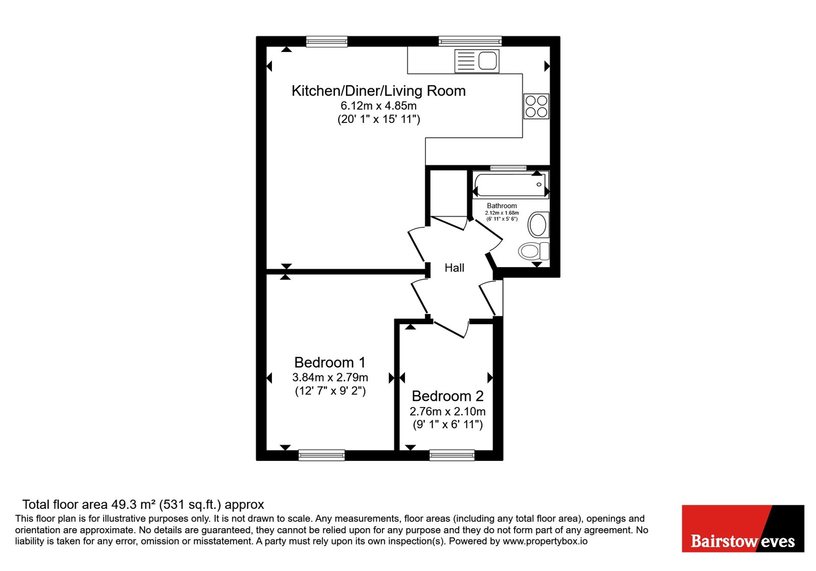 86, Trotwood, Essex floorplan