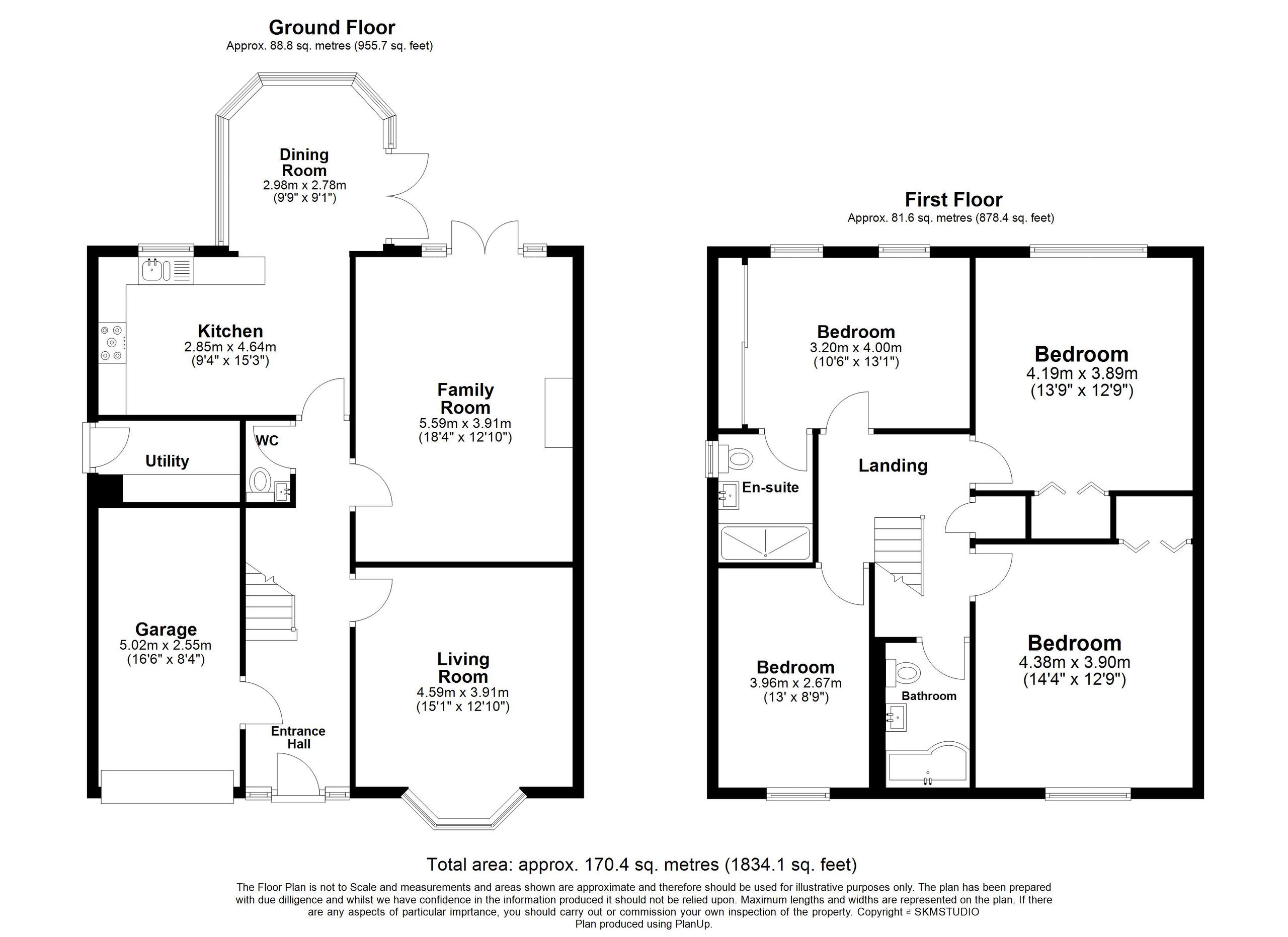 83 Kestrel Way, Aylesbury floorplan
