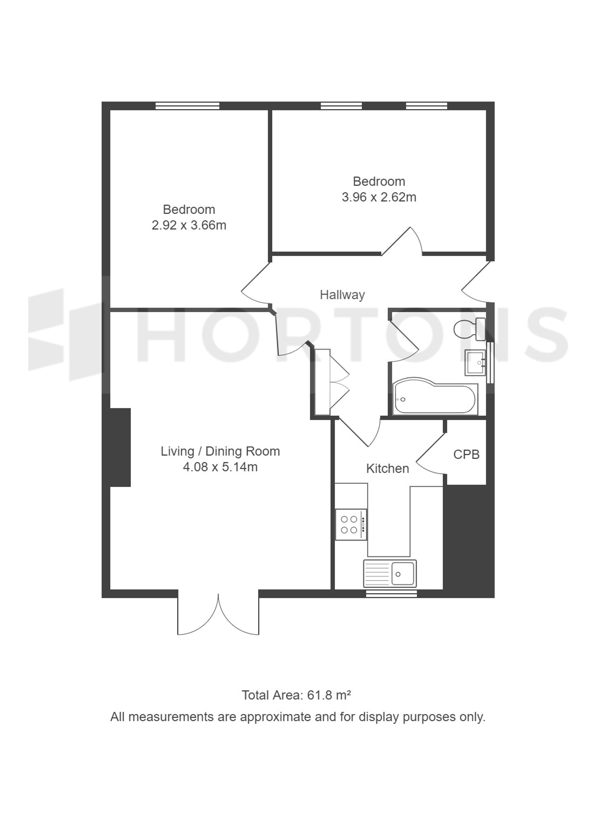 21 Coniston Road, Leamington Spa floorplan
