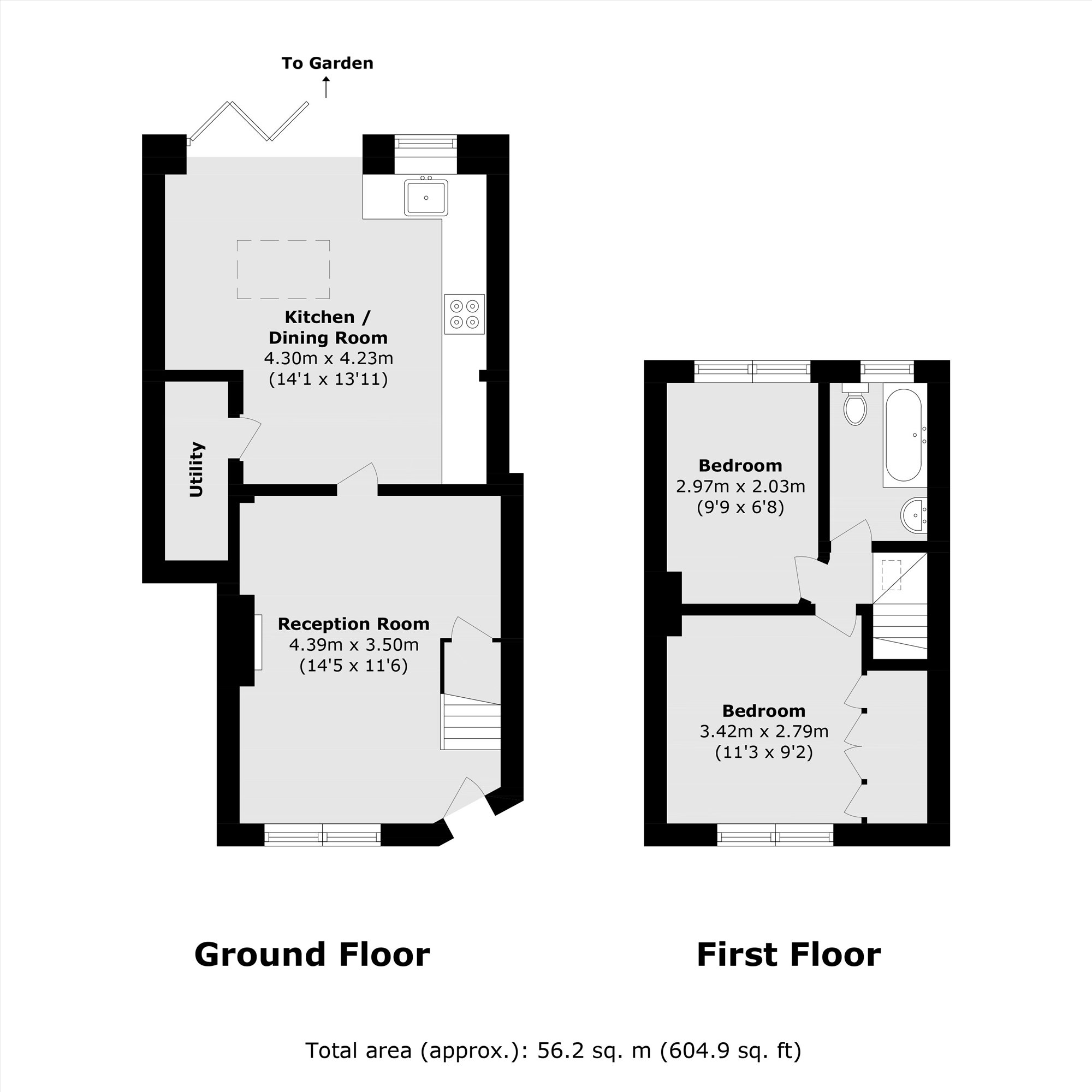 65, Derinton Road, London floorplan