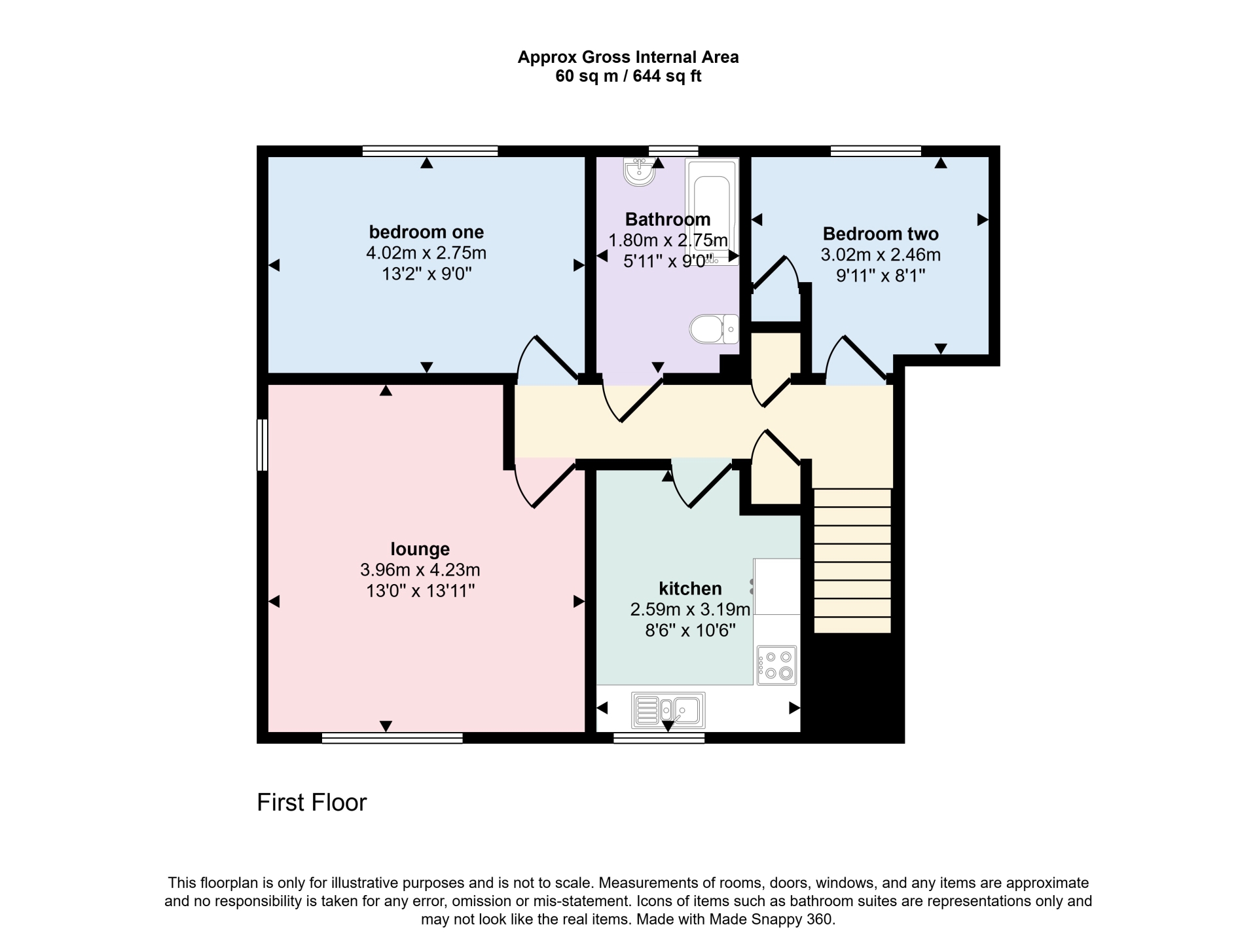 14, Sutton Court, Skegness floorplan